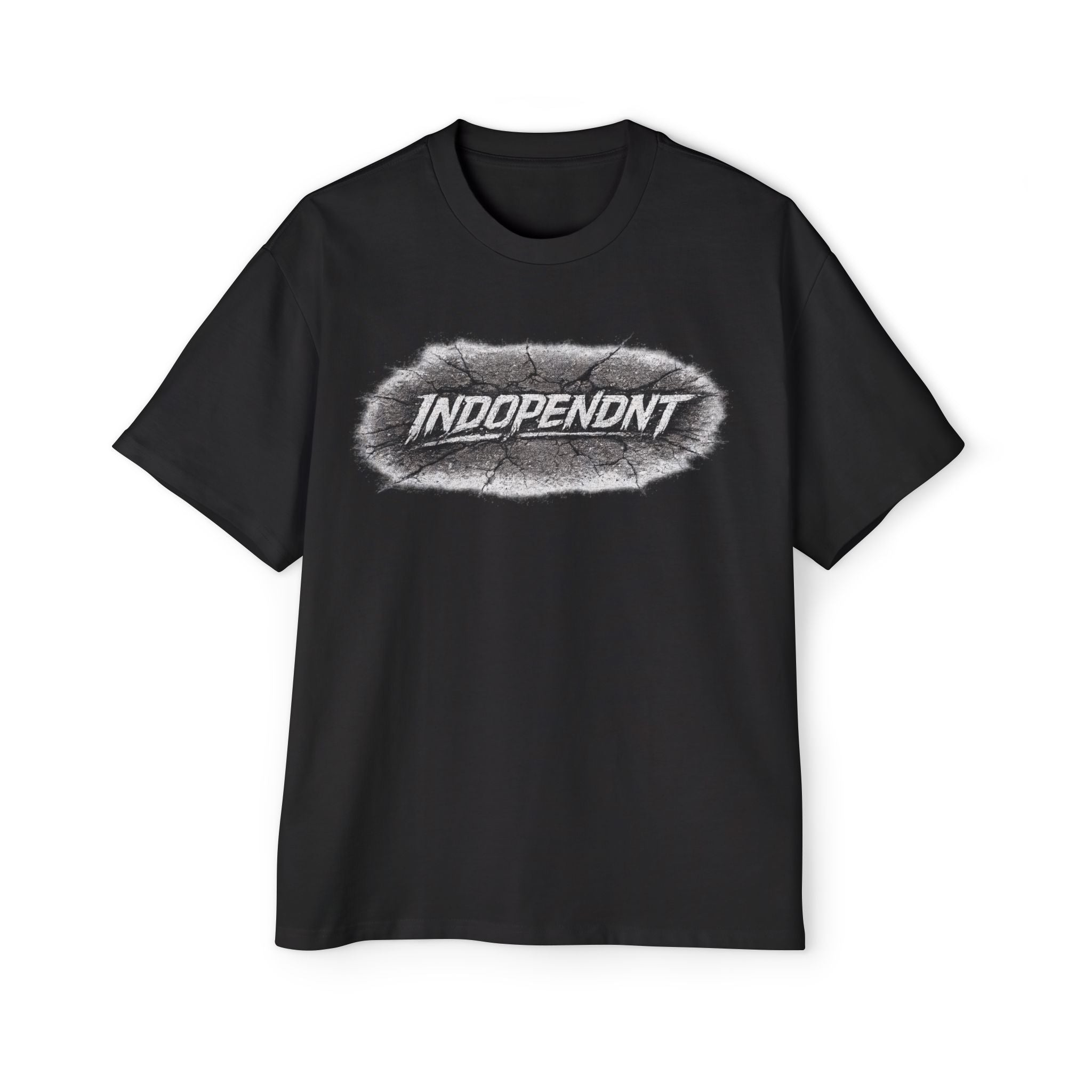 Independent Brushstroke Tee — Men's Oversized Graphic T‑Shirt