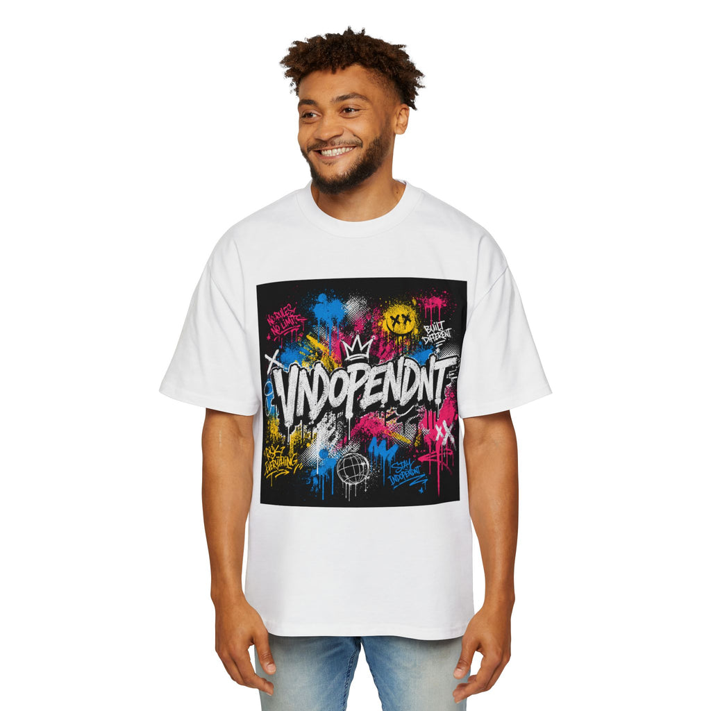 Graffiti 'Independent' Oversized Tee