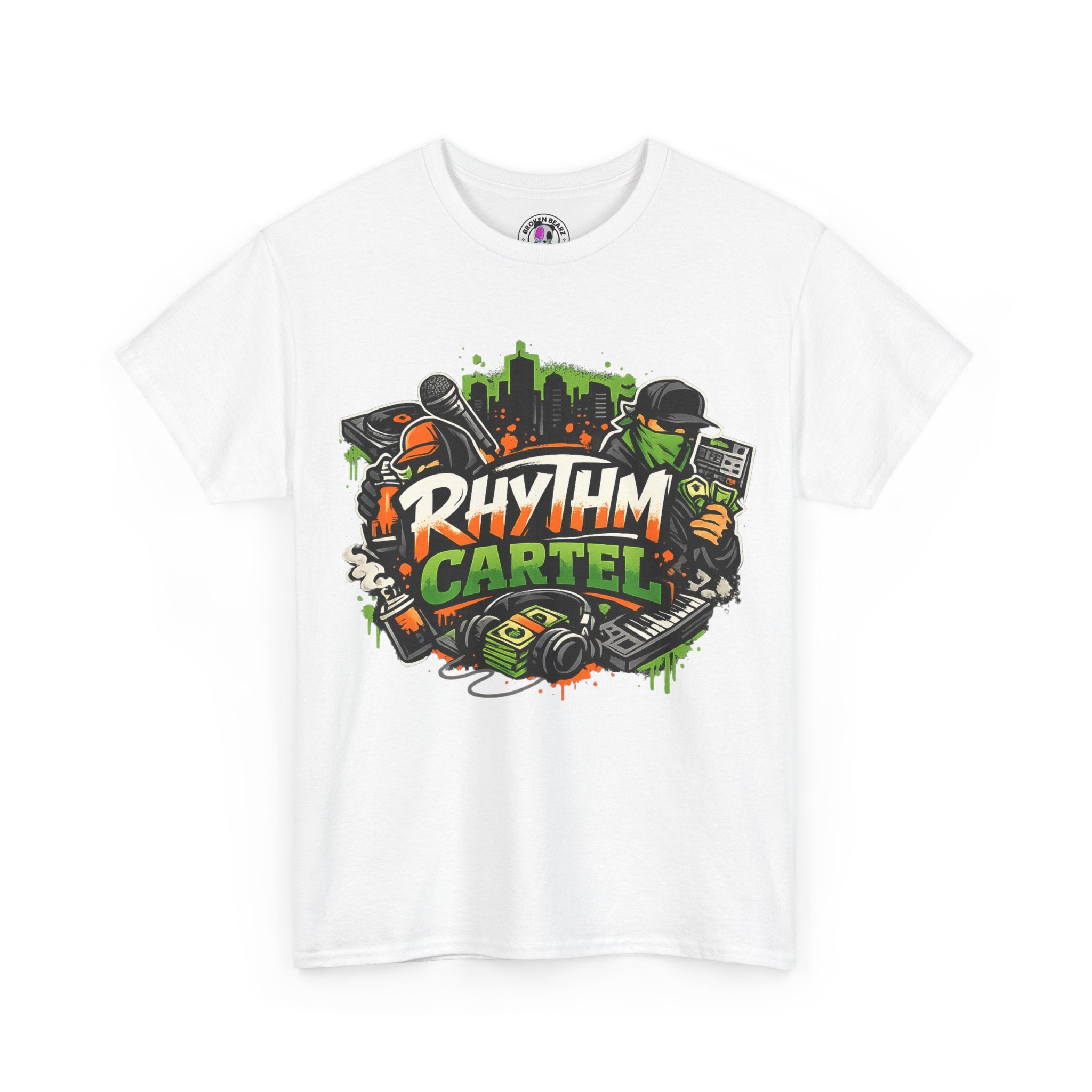 Rhythm Cartel Graphic Tee — DJ Streetwear Hip Hop Music T-Shirt