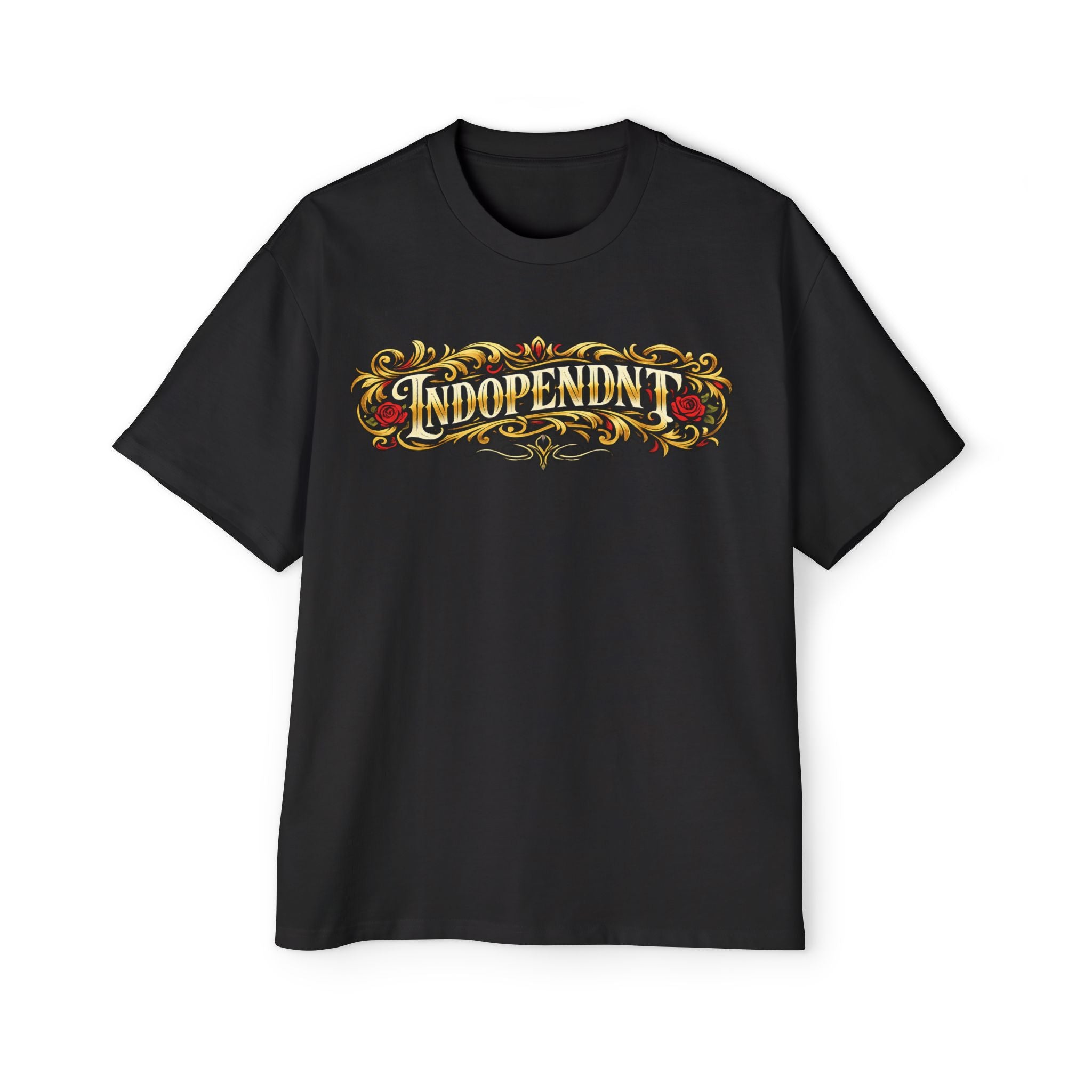 Independent Vintage Logo Tee — Men's Oversized Graphic T-Shirt