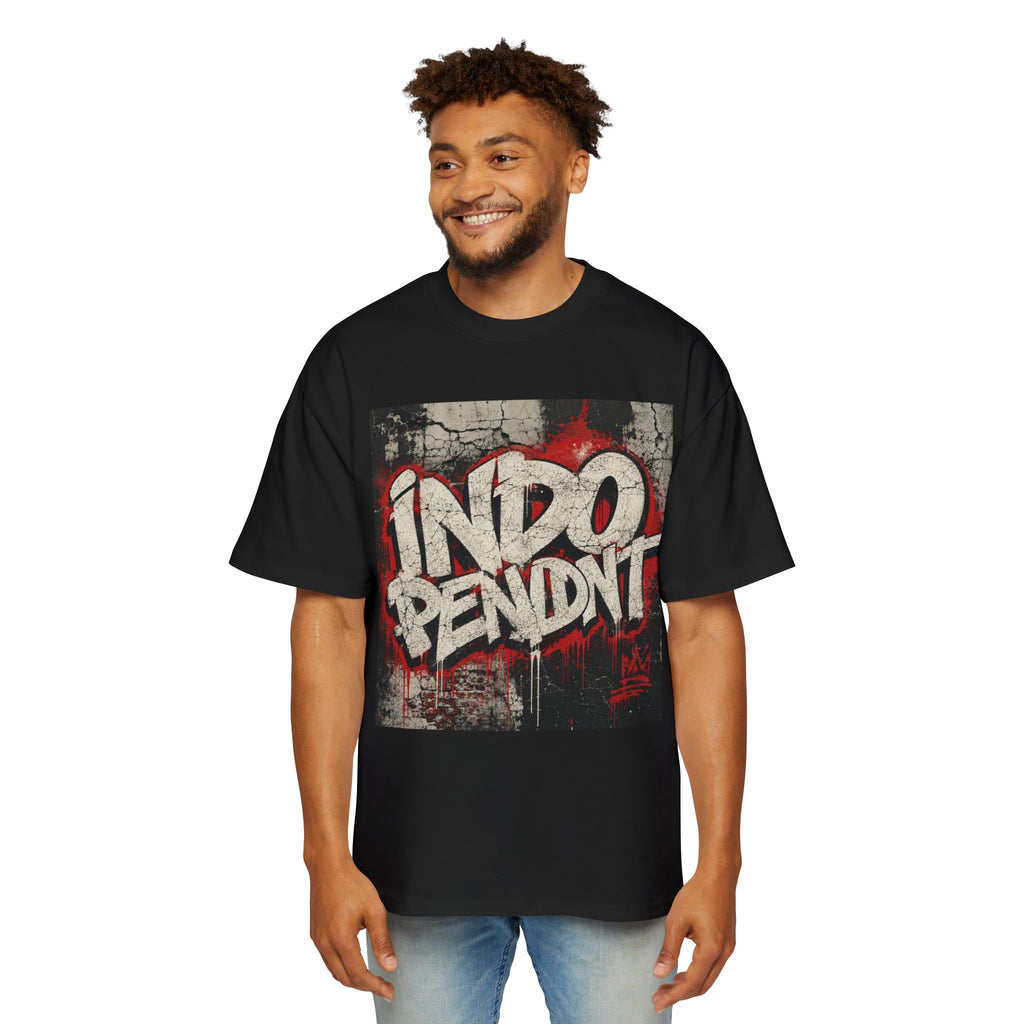 Independent Graffiti Tee — Men's Oversized Streetwear Shirt