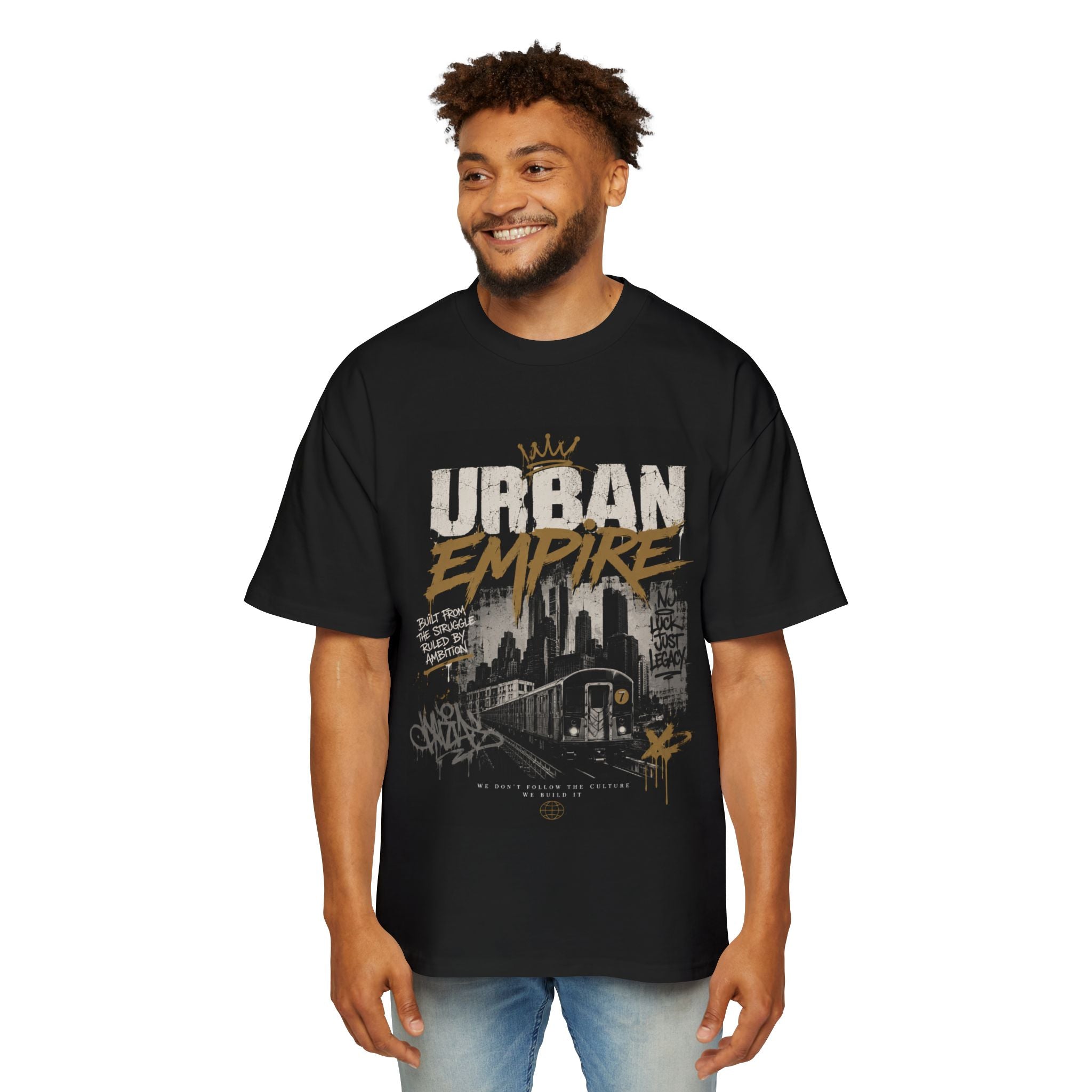 Urban Empire Graphic Tee — Men’s Oversized Streetwear T-Shirt