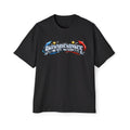 Graphic Tee — 'Underground' Street Graffiti Design (White Oversized)