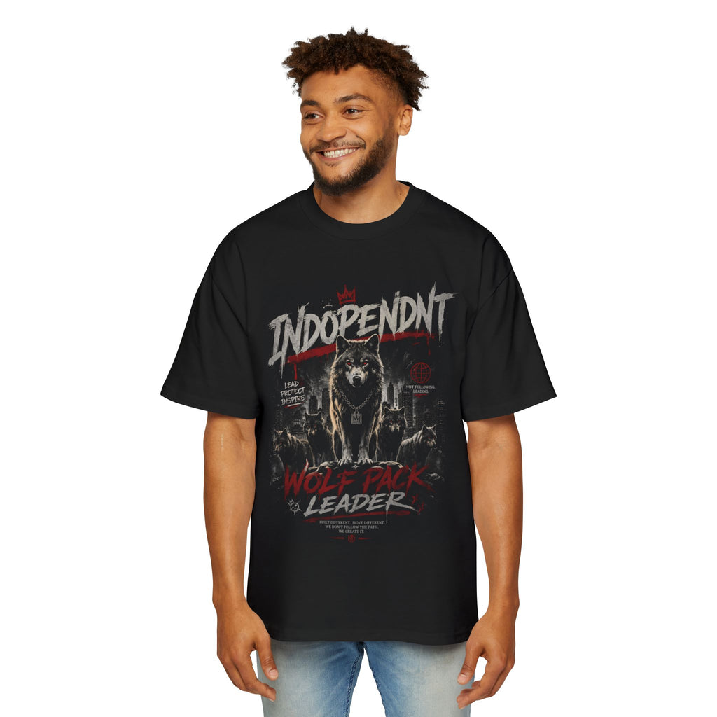 Wolf Pack Leader Tee — "Independent" Graphic Men's T-Shirt