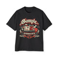 Sample Syndicate Tee — Vintage Cash Register Graphic Men’s T‑Shirt