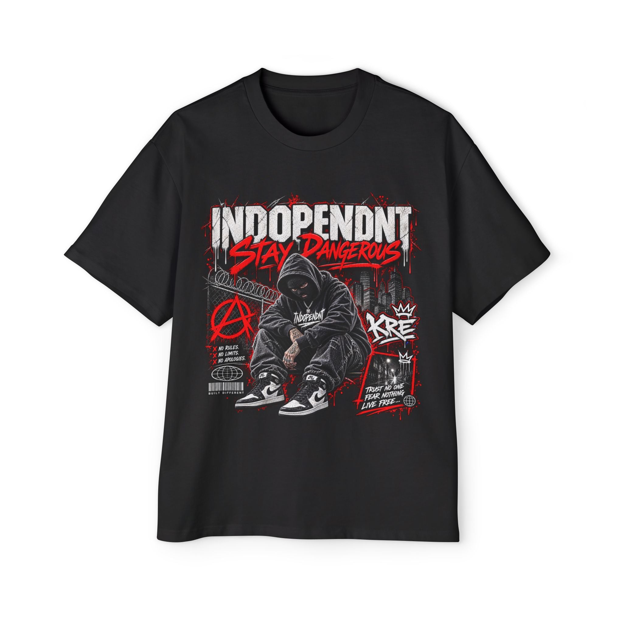 Indopendnt "Stay Dangerous" Graphic Tee — Urban Skate Streetwear