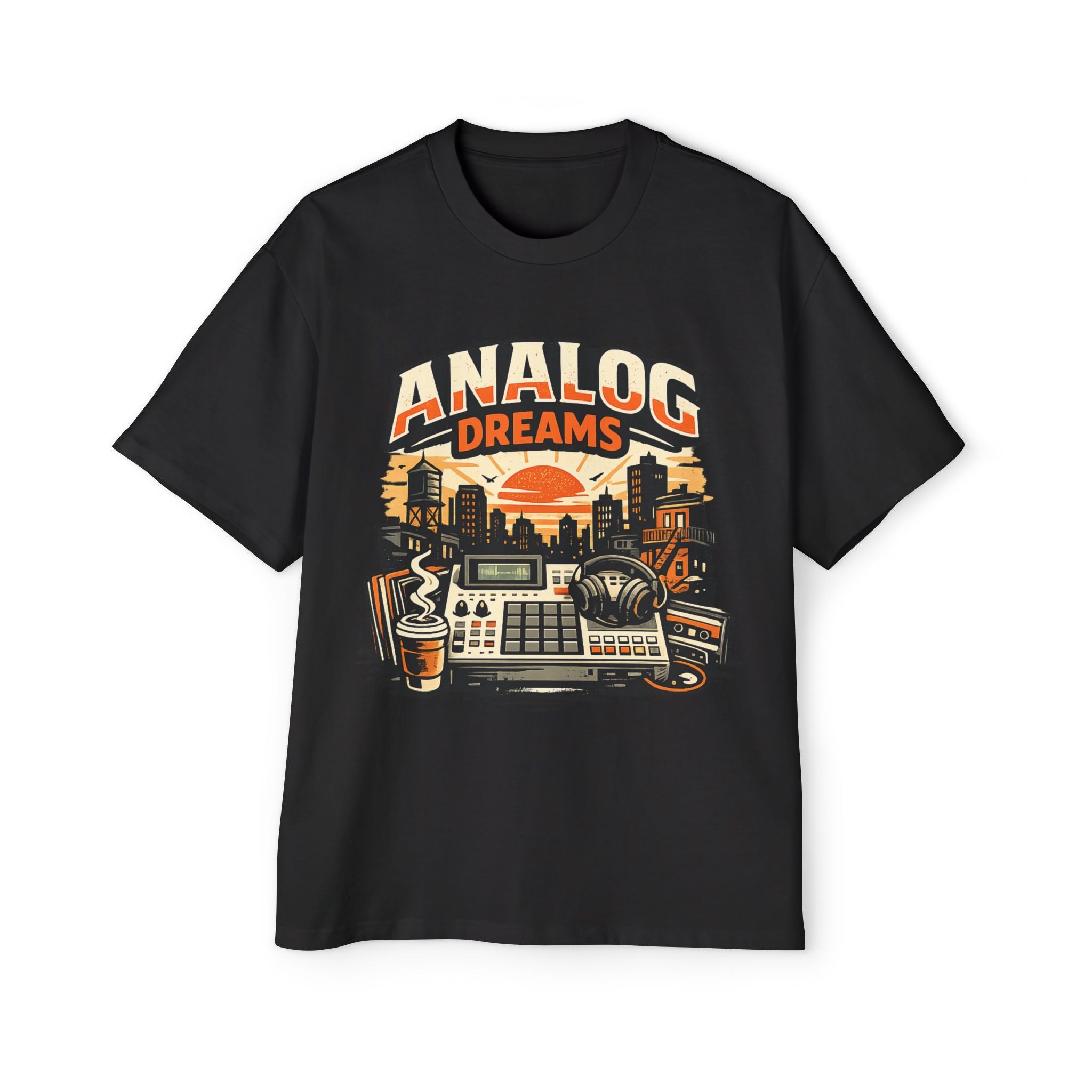 Analog Dreams Tee — Vintage Music Producer Graphic T-Shirt