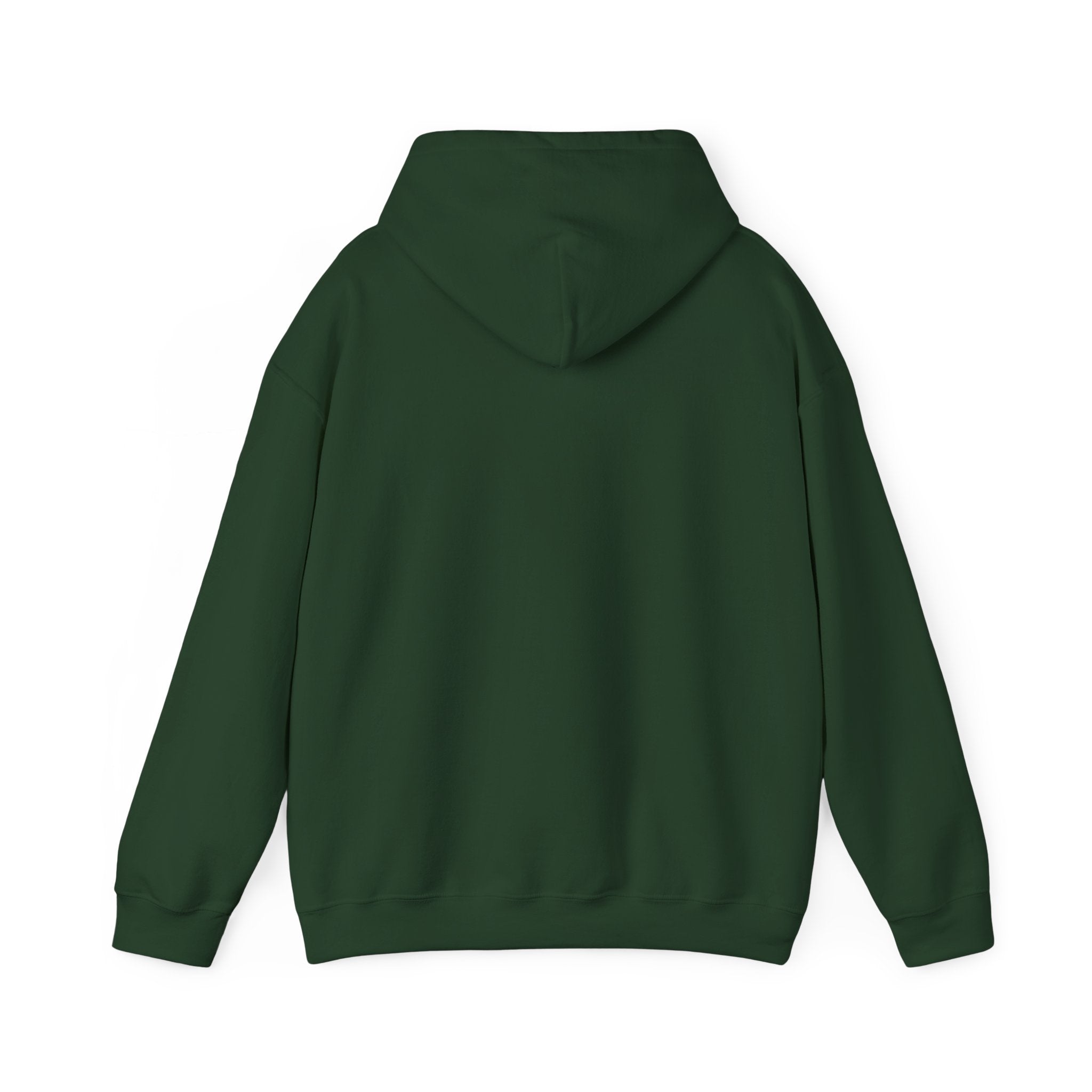No Press Hoodie – Bold White Logo Pullover