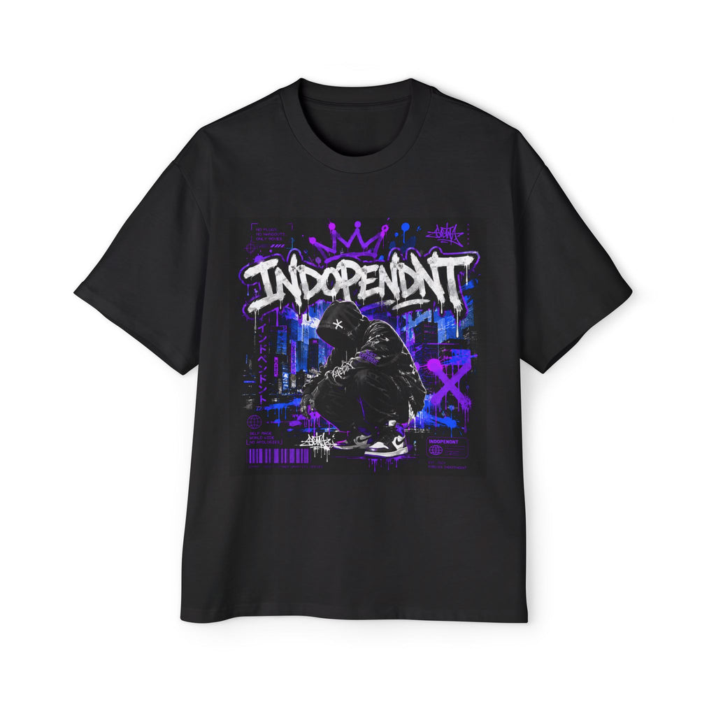 Independent Graffiti Tee — Urban Streetwear Oversized T‑Shirt