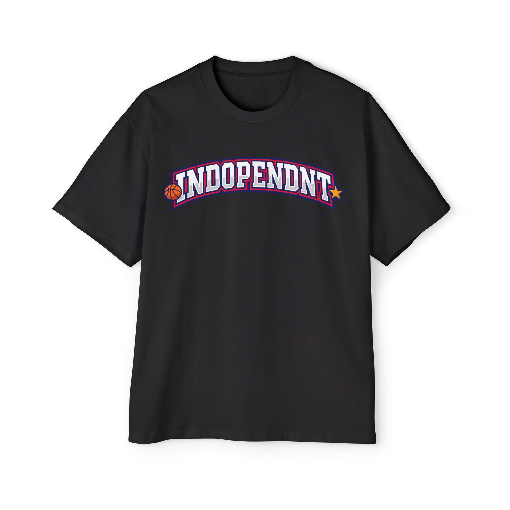 Independent Graphic Tee — Retro Basketball Arch Logo Men's T-Shirt