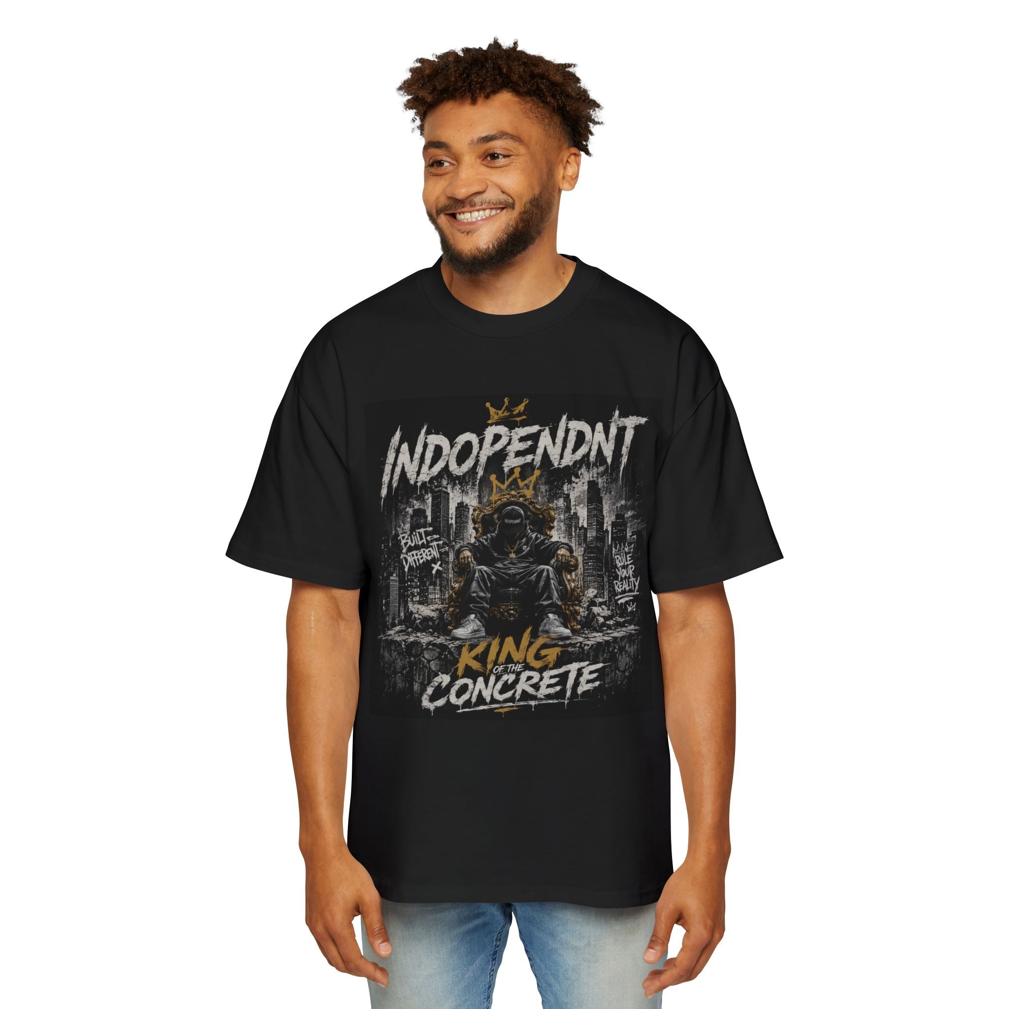 King Concrete Graphic Tee — "Independent" Urban Streetwear T-Shirt