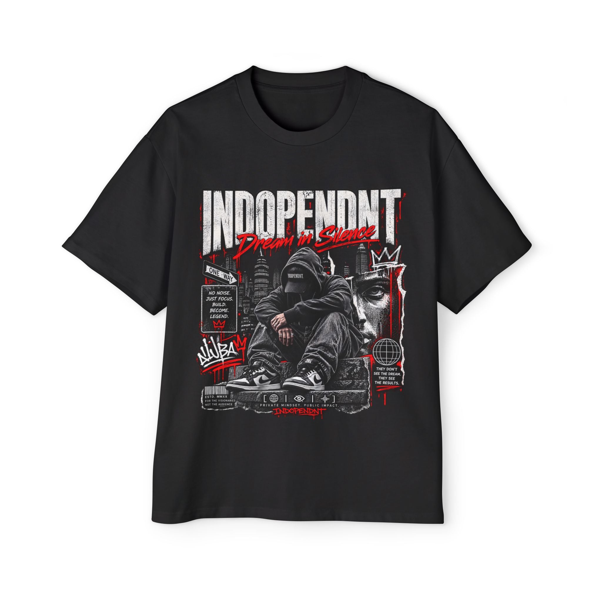 Indopendnt Skate Graphic Tee — Urban Streetwear Oversized T-Shirt