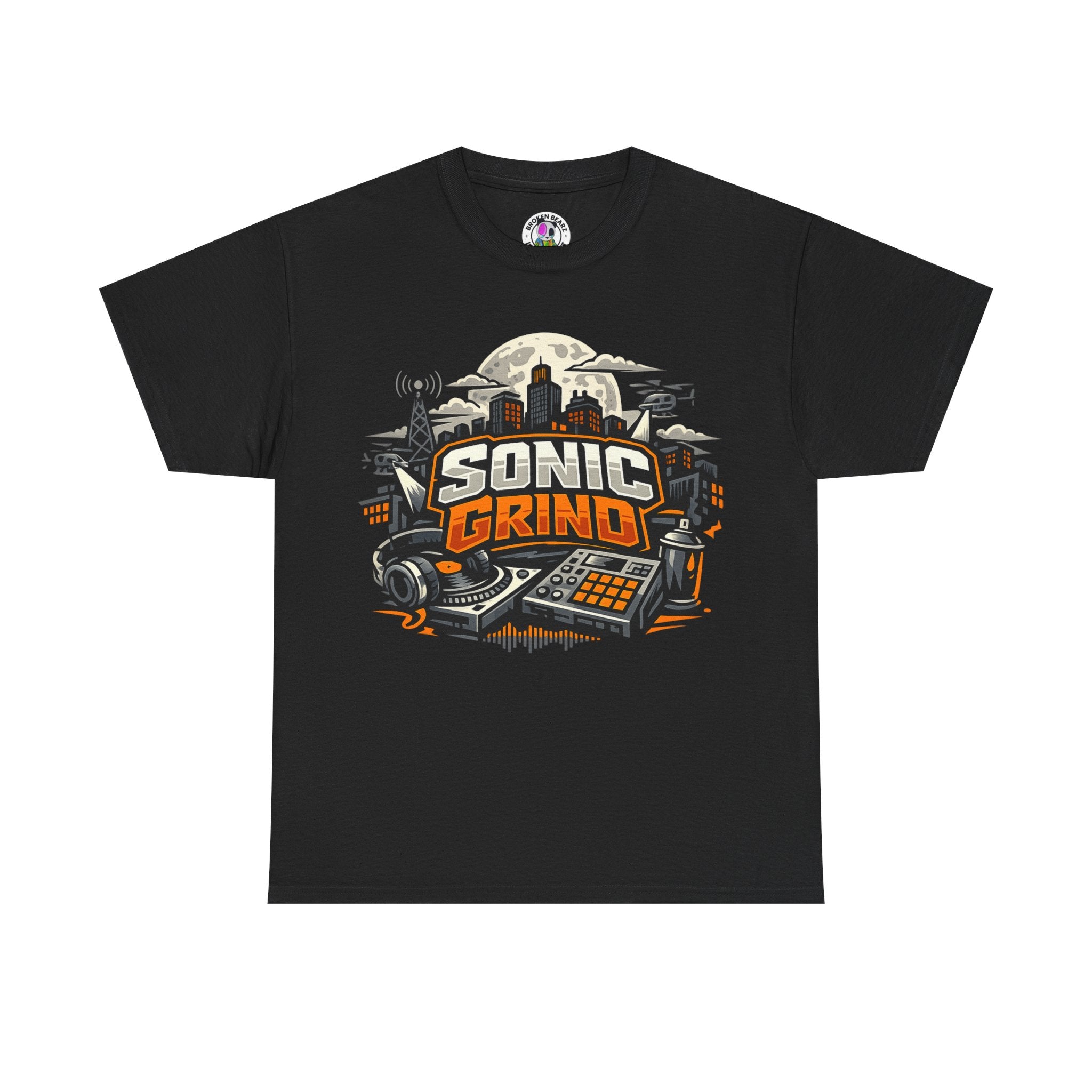Sonic Grind DJ Crew T‑Shirt — Urban Music Producer Graphic Tee