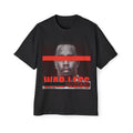 War Less Graphic Tee — Red Bar Face Print Oversized Men’s T‑Shirt