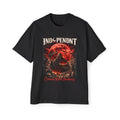 Independent Crimson Moon Tee — Men's Oversized Graphic T-Shirt