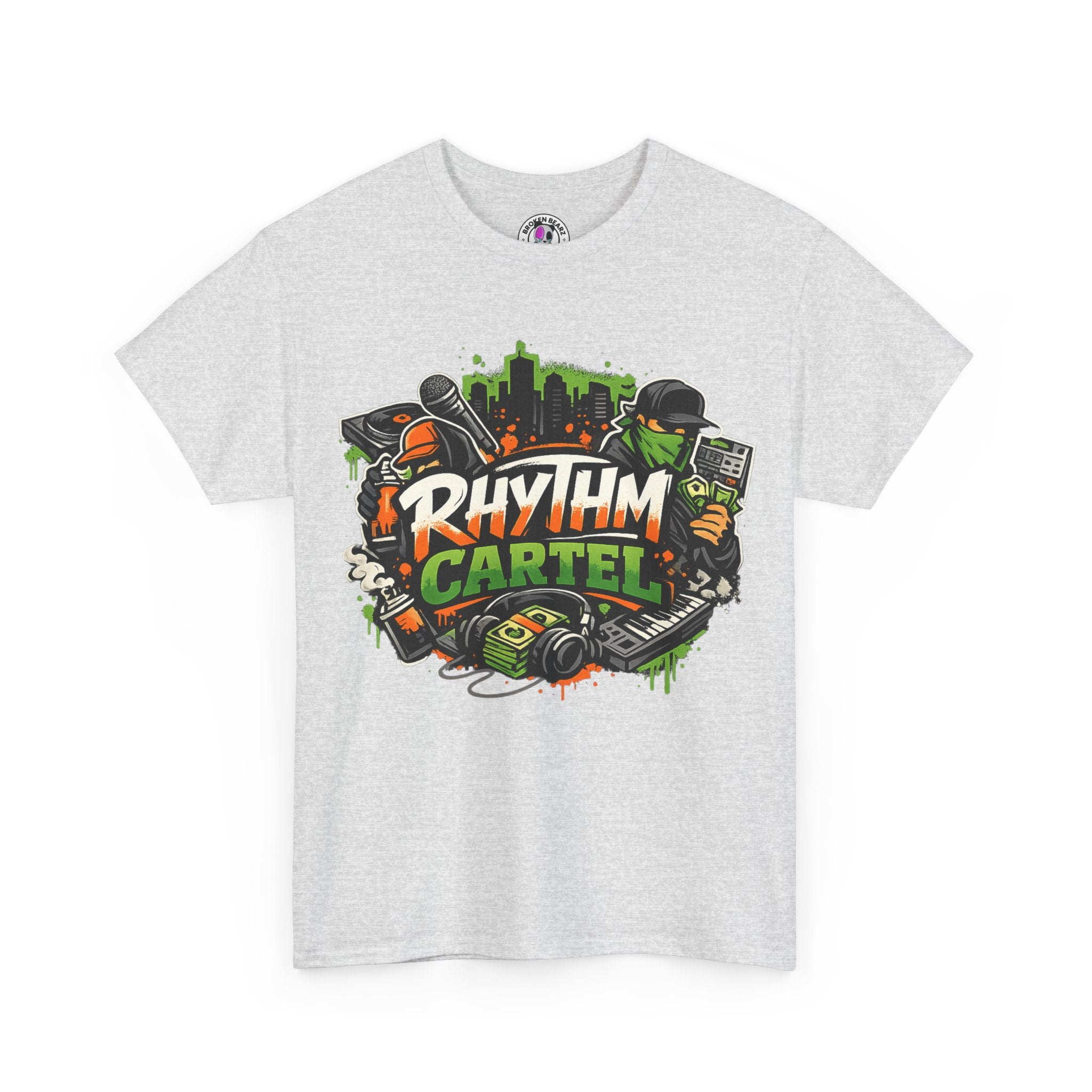 Rhythm Cartel Graphic Tee — DJ Streetwear Hip Hop Music T-Shirt