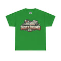 Dusty Drums Co. Graphic Tee — Vintage Drum Machine & Vinyl Logo T-Shirt
