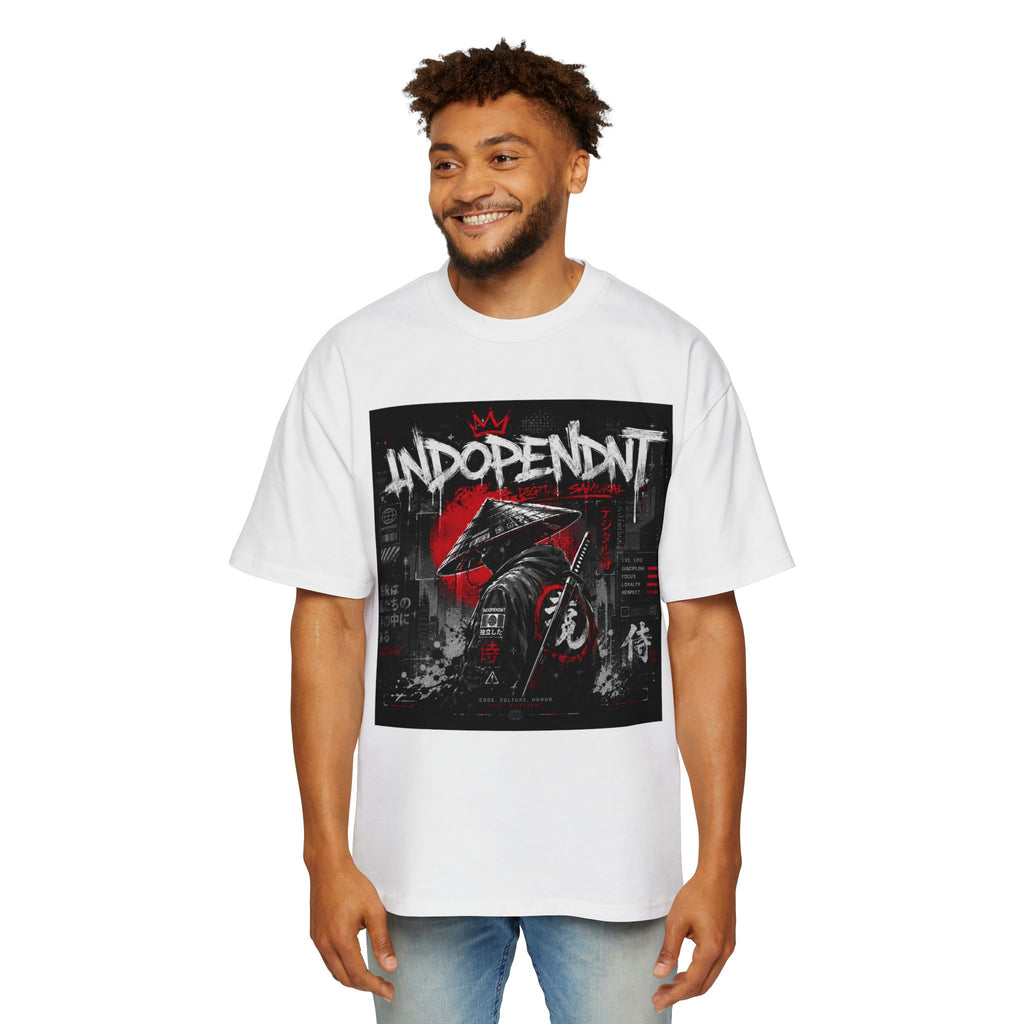 Independent Samurai Graphic Tee — Streetwear Oversized Men's T-Shirt