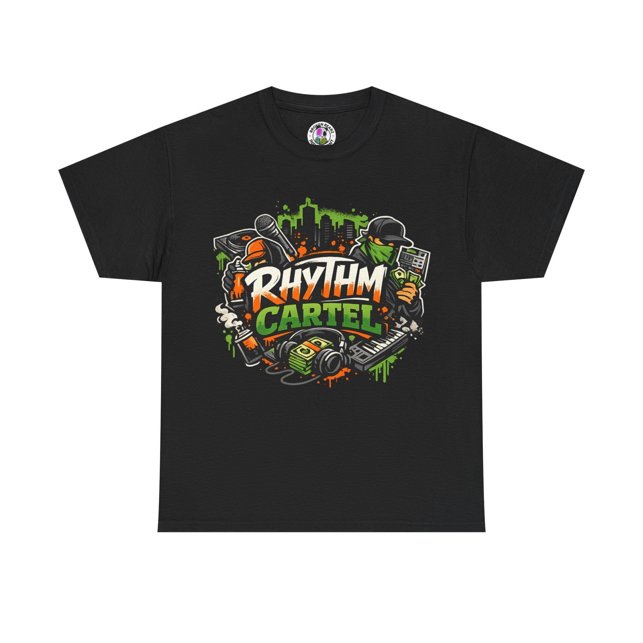 Rhythm Cartel Graphic Tee — DJ Streetwear Hip Hop Music T-Shirt