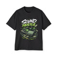 Sound Hustle Music T‑Shirt — Producer Gear Tee with Headphones & Beatpad Graphic
