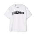 Indopendnt Distressed Logo Tee — Men's Oversized Graphic T-Shirt