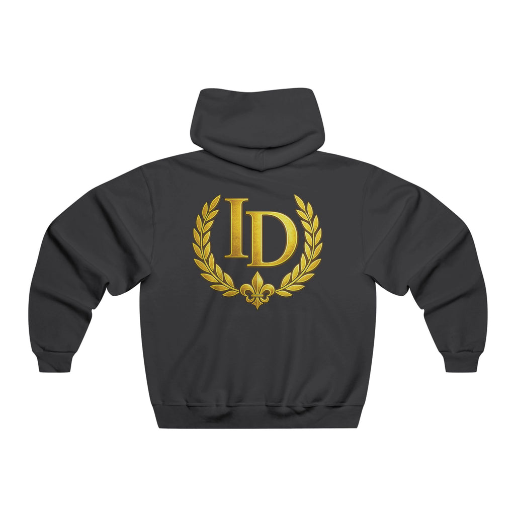 Indopendents Script Hoodie — Gold Crest Back Print
