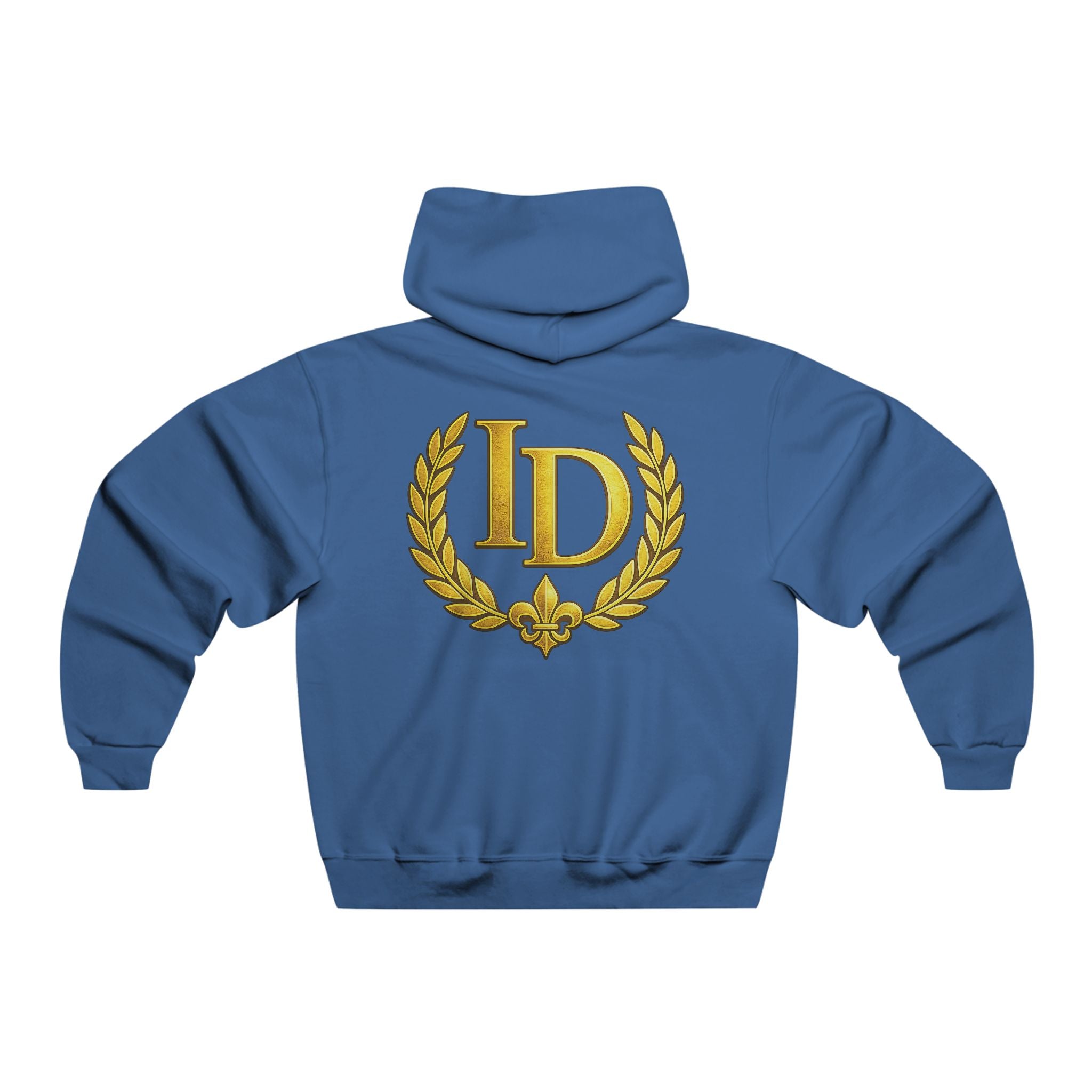 Indopendents Script Hoodie — Gold Crest Back Print