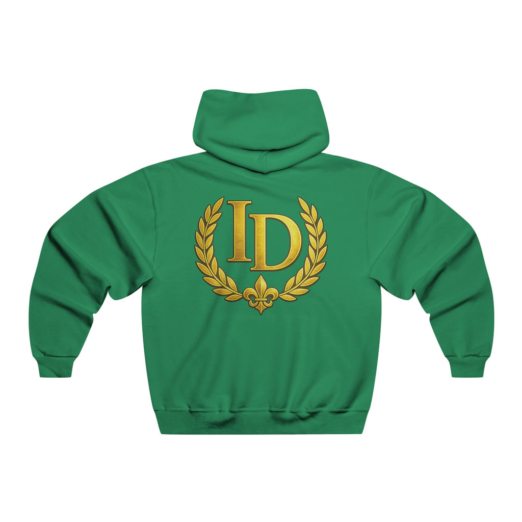 Indopendents Script Hoodie — Gold Crest Back Print