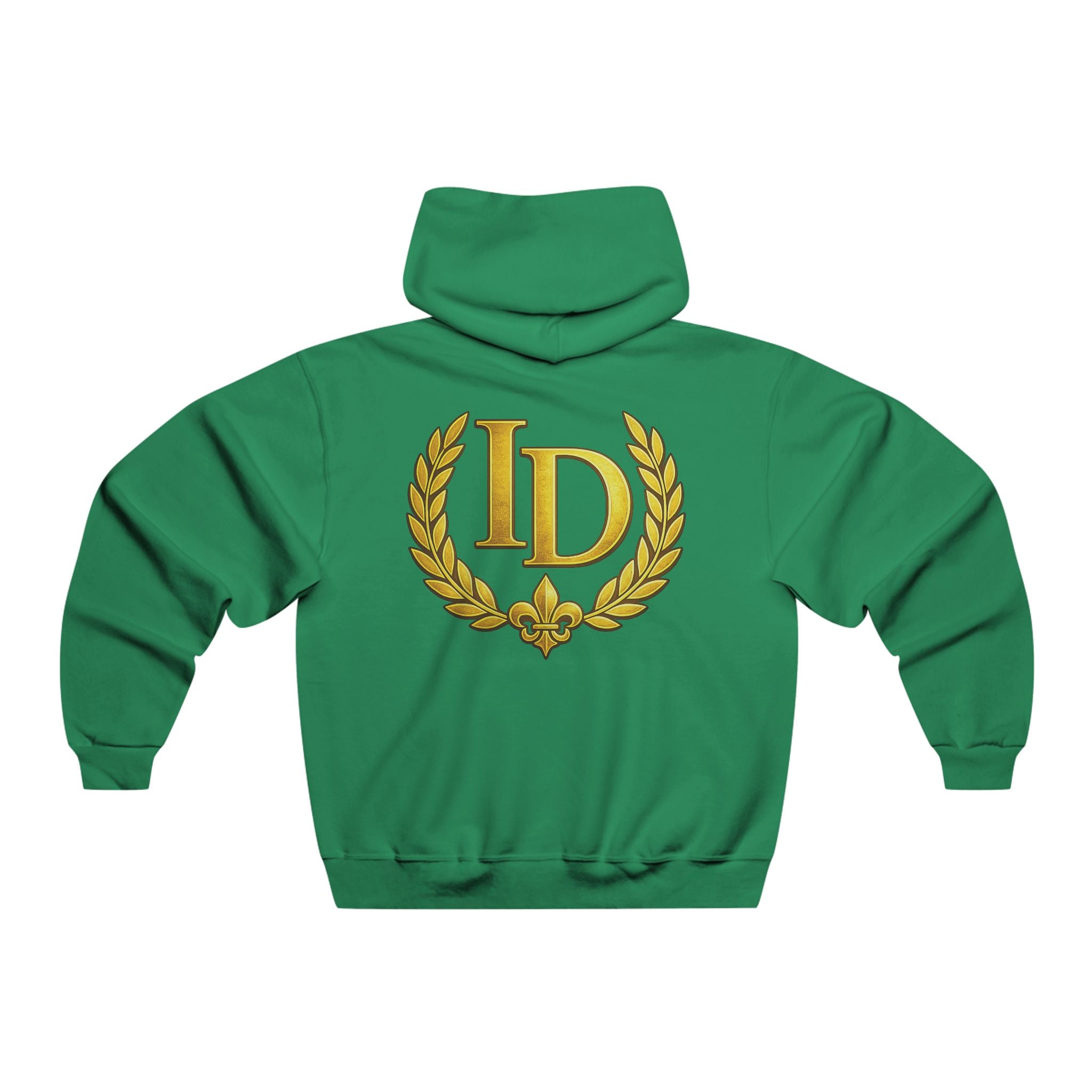 Indopendents Script Hoodie — Gold Crest Back Print
