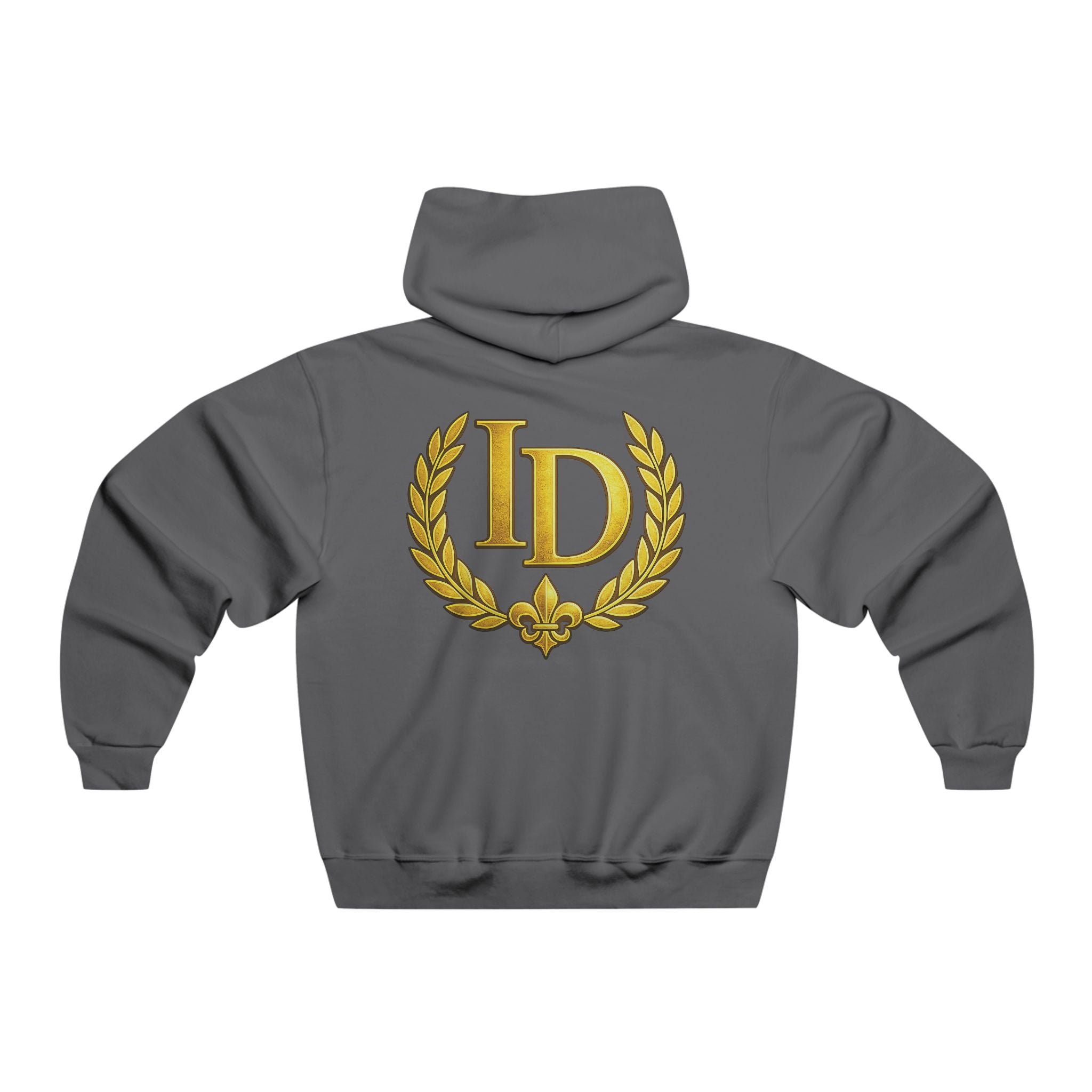 Indopendents Script Hoodie — Gold Crest Back Print