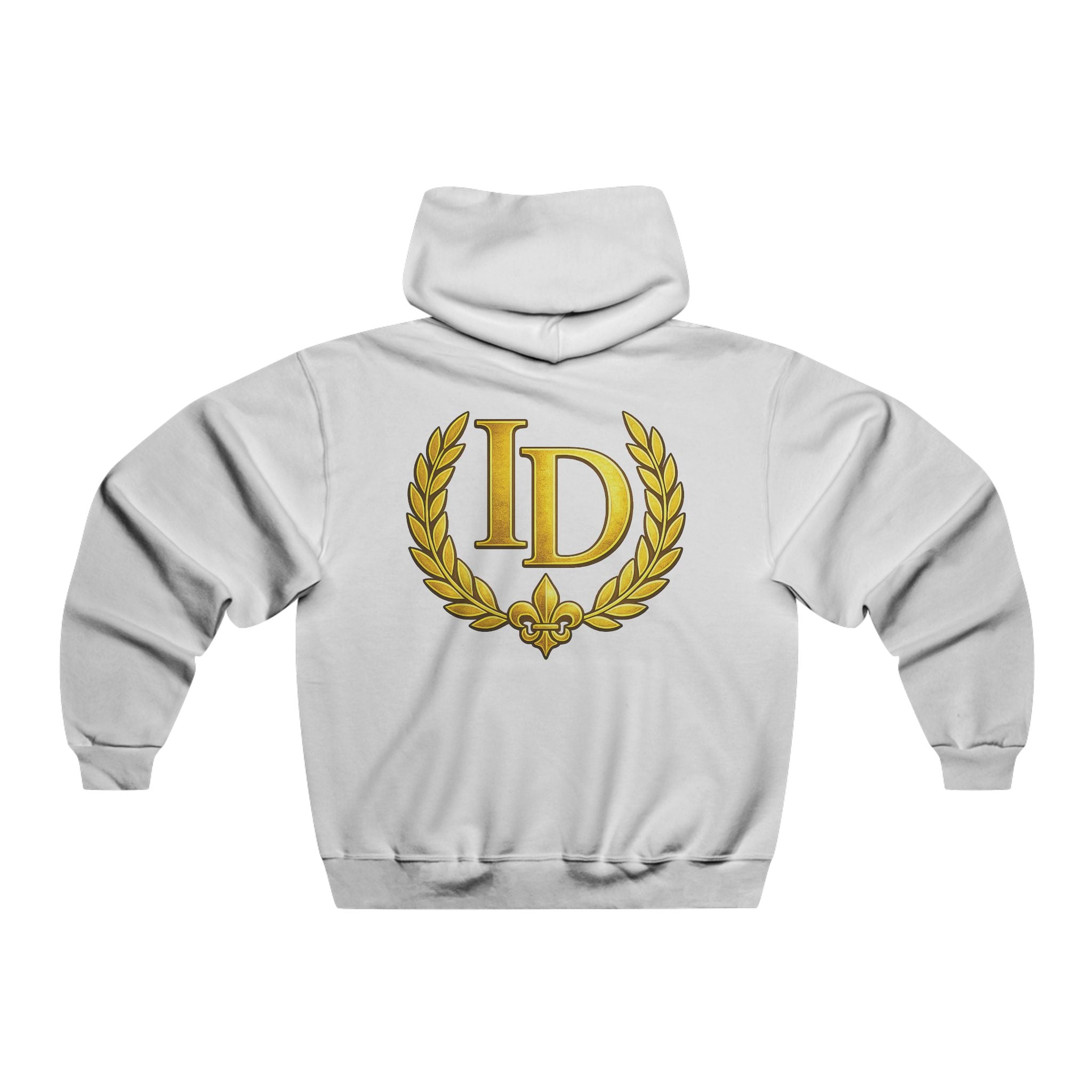 Indopendents Script Hoodie — Gold Crest Back Print