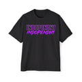 Indopendnt Retro Logo Tee — Bold Purple Graphic Men’s T-Shirt