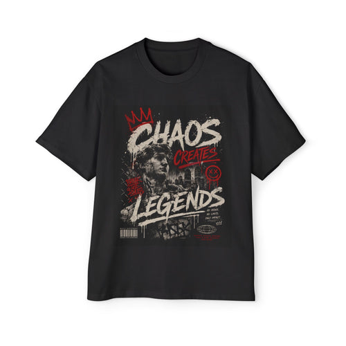 Chaos Creates Legends T-Shirt — Graphic Streetwear Tee for Men