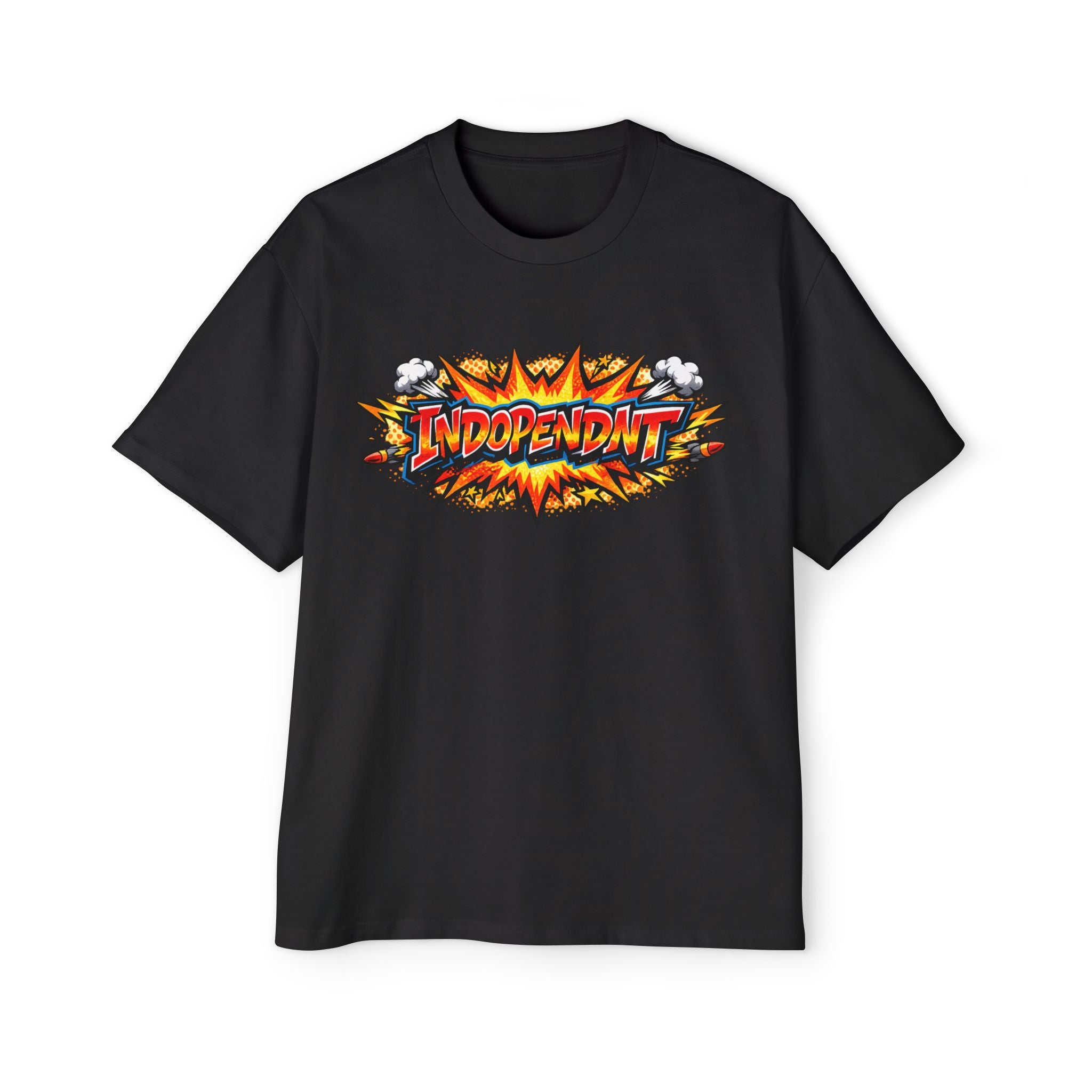 Graphic Tee - 'IndoPendent' Comic Explosion Design