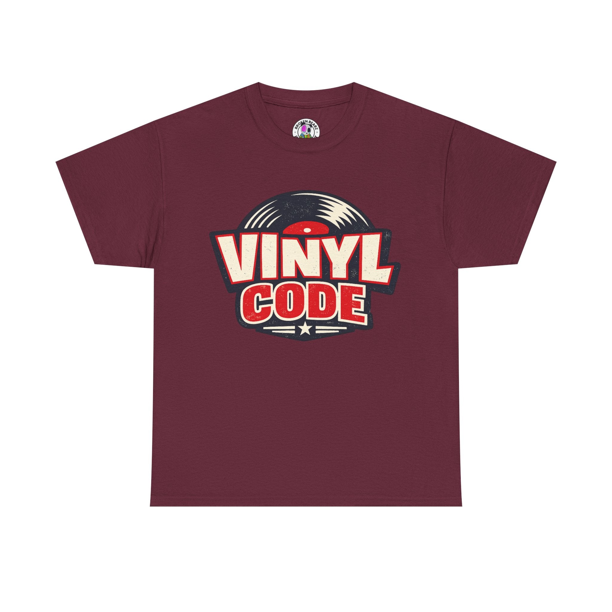 Vinyl Code T-Shirt — Retro Record Music Tee
