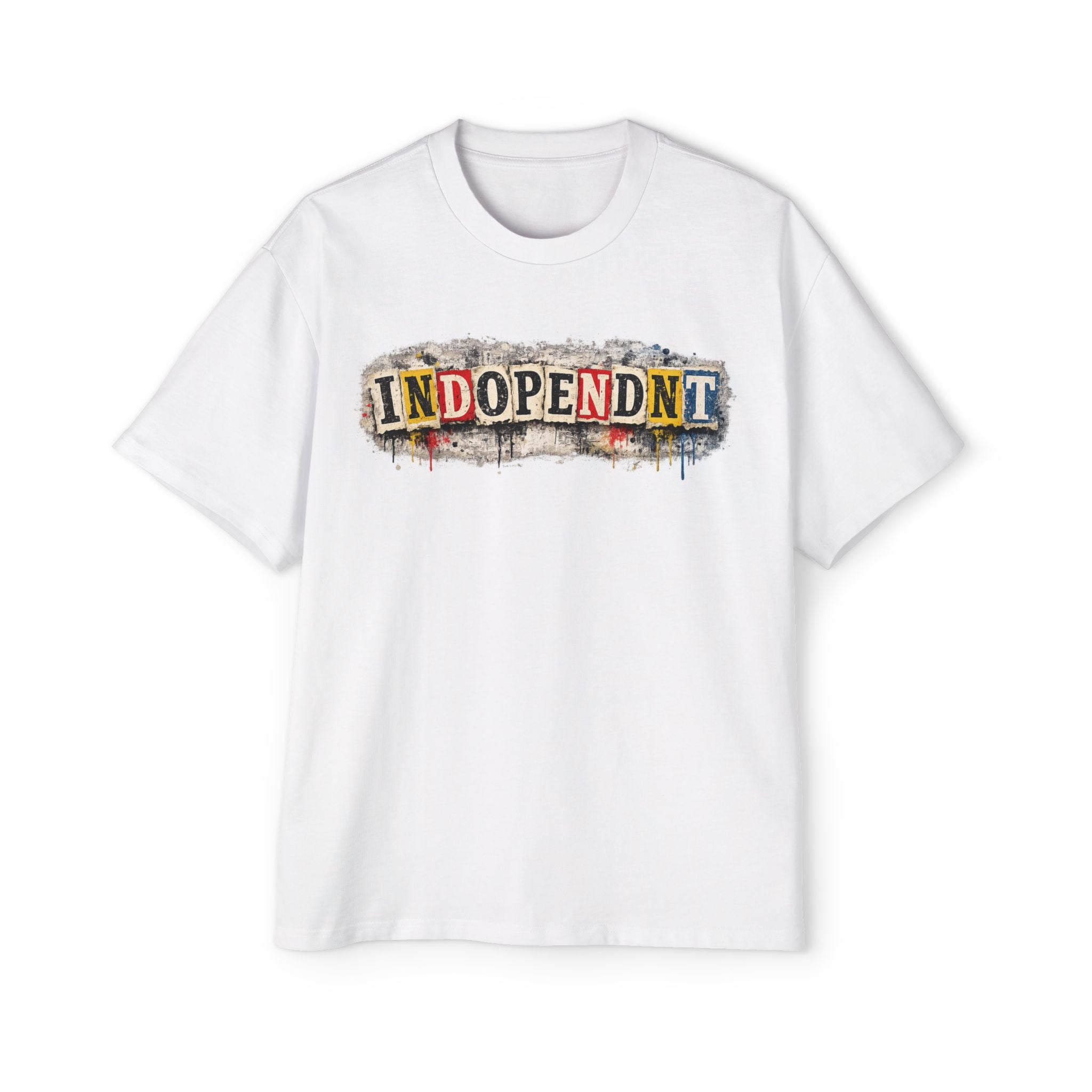 Independent Graphic Tee — Vintage Ransom-Note Streetwear T-Shirt