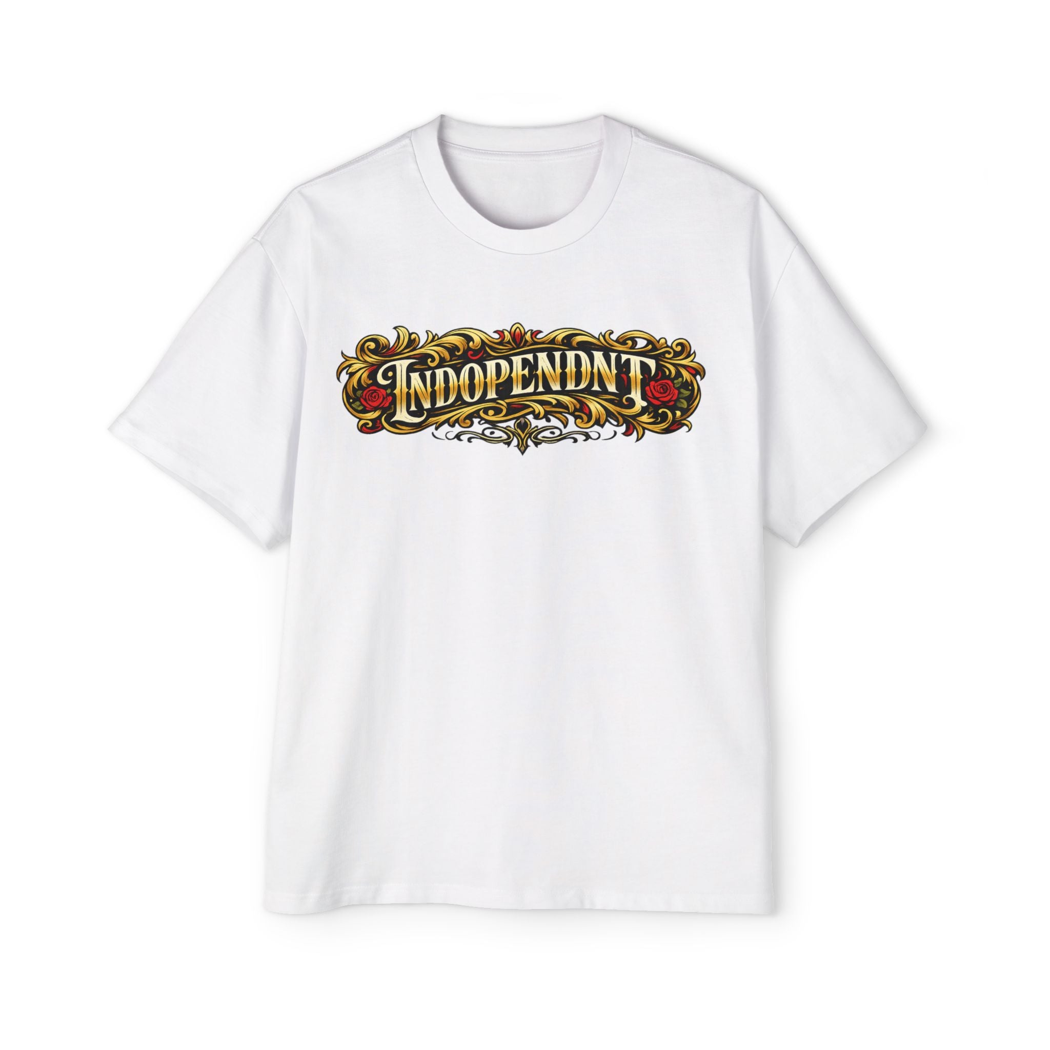 Independent Vintage Logo Tee — Men's Oversized Graphic T-Shirt