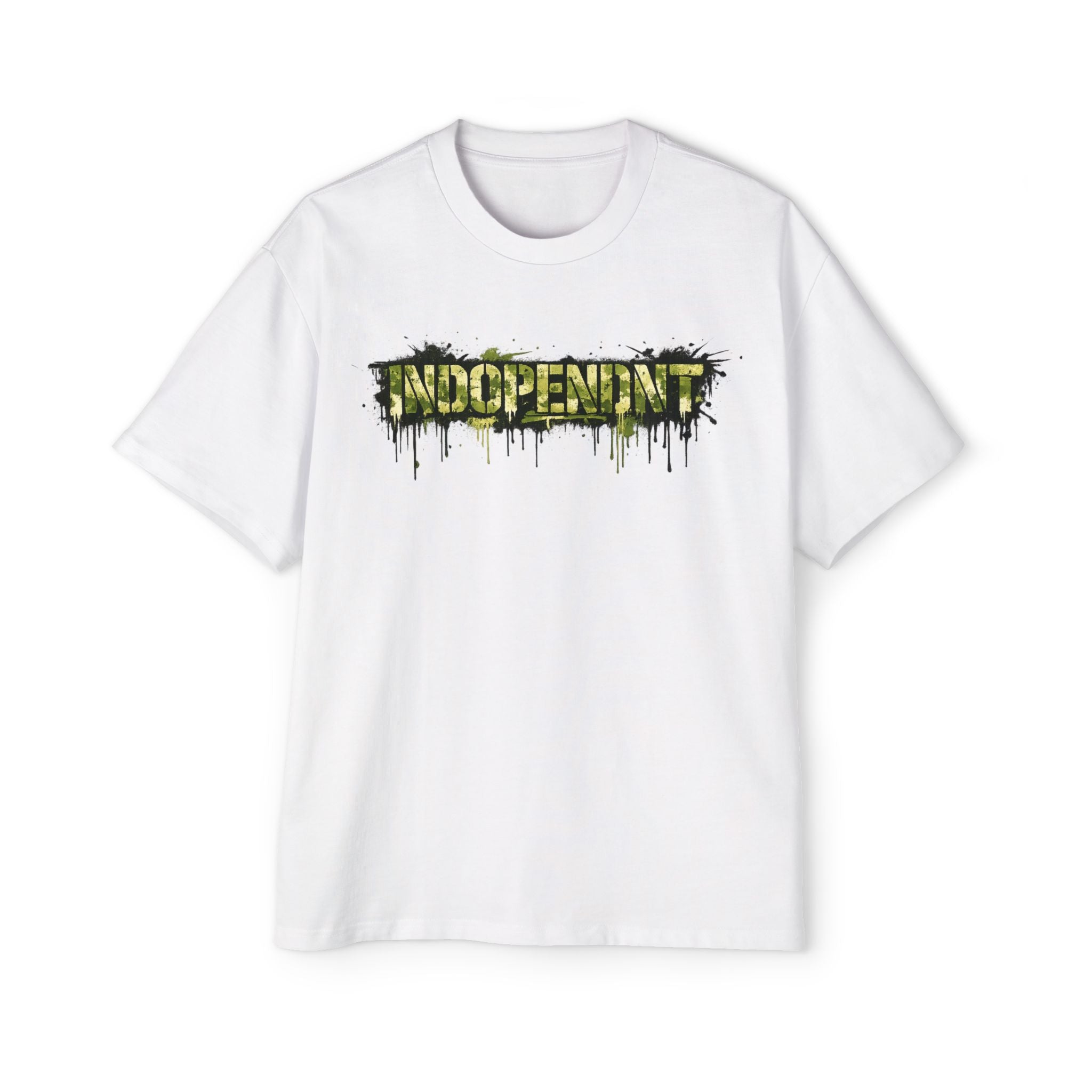Independent Graffiti Tee — Men's Oversized Streetwear T‑Shirt