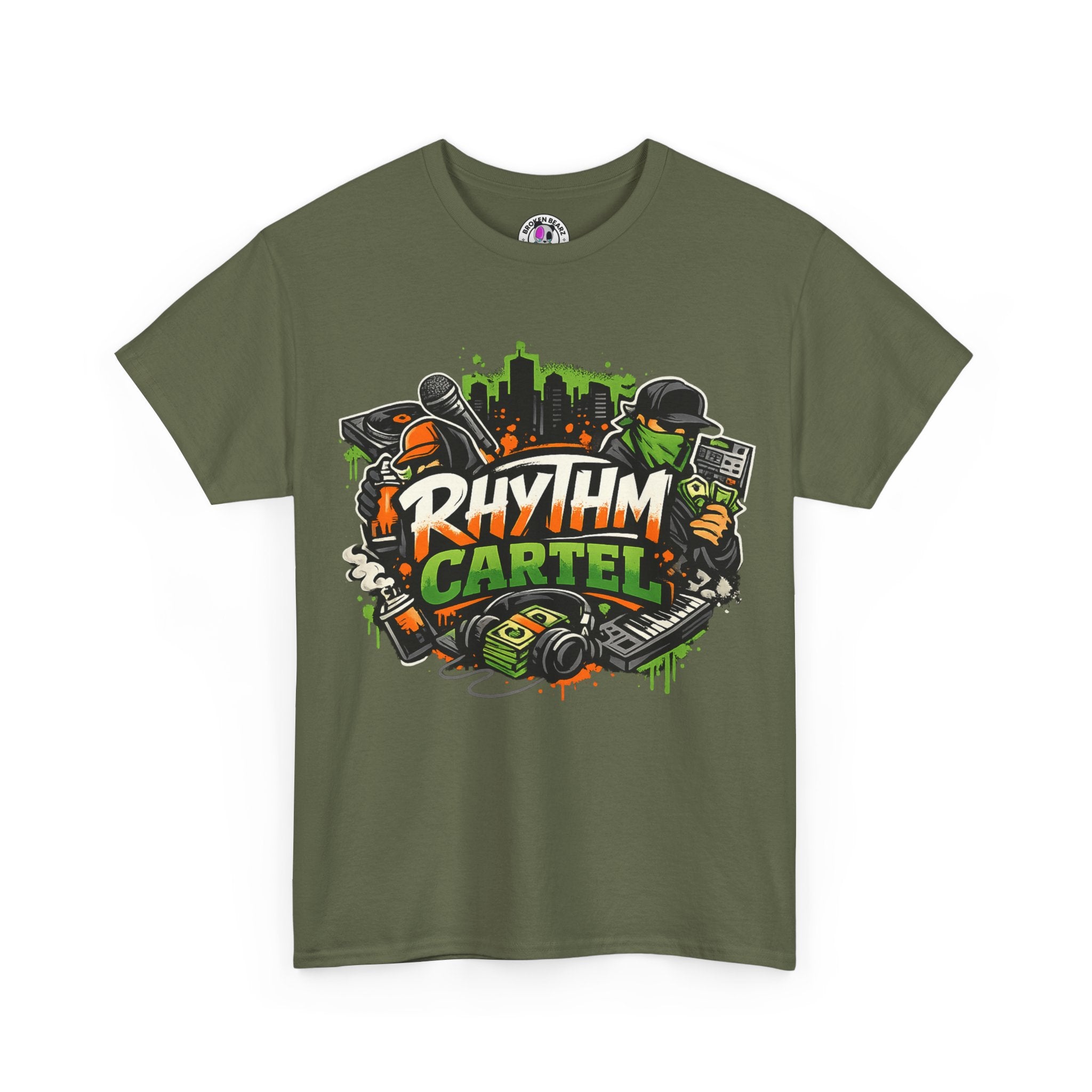 Rhythm Cartel Graphic Tee — DJ Streetwear Hip Hop Music T-Shirt