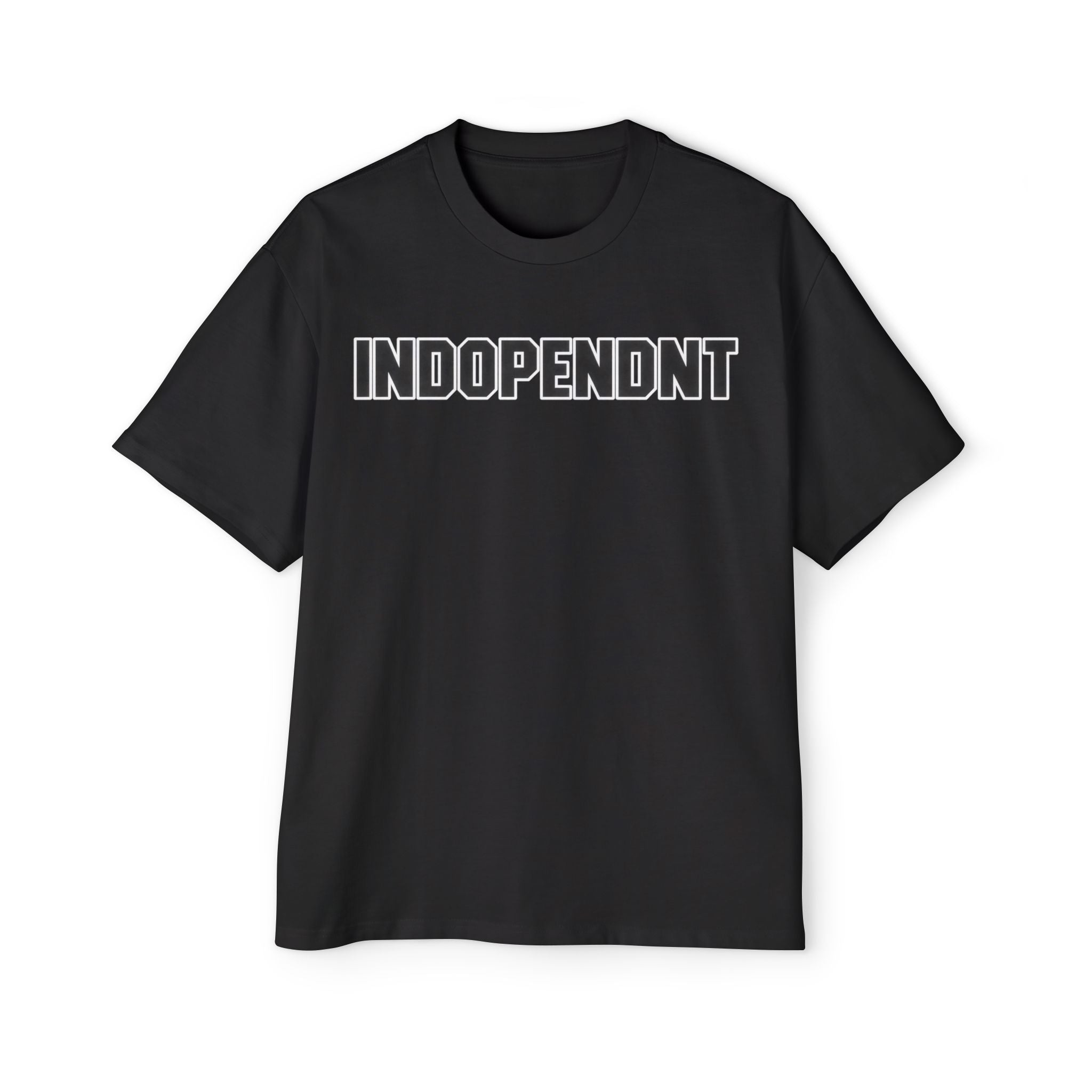 Indopendnt Graphic Tee — Bold Red Oversized Men’s Shirt