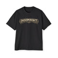 Independent Vintage Graphic Tee – Men's Oversized Black Shirt