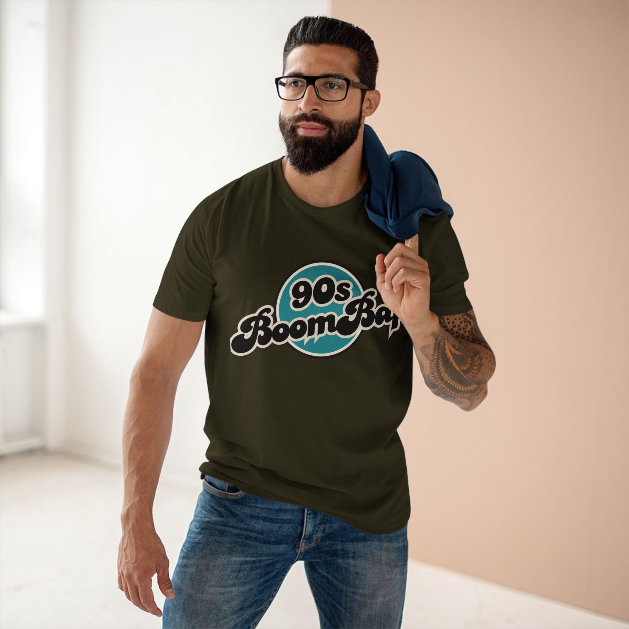 90s Boom Bap Tee — Vintage Hip Hop Rap Logo T-Shirt