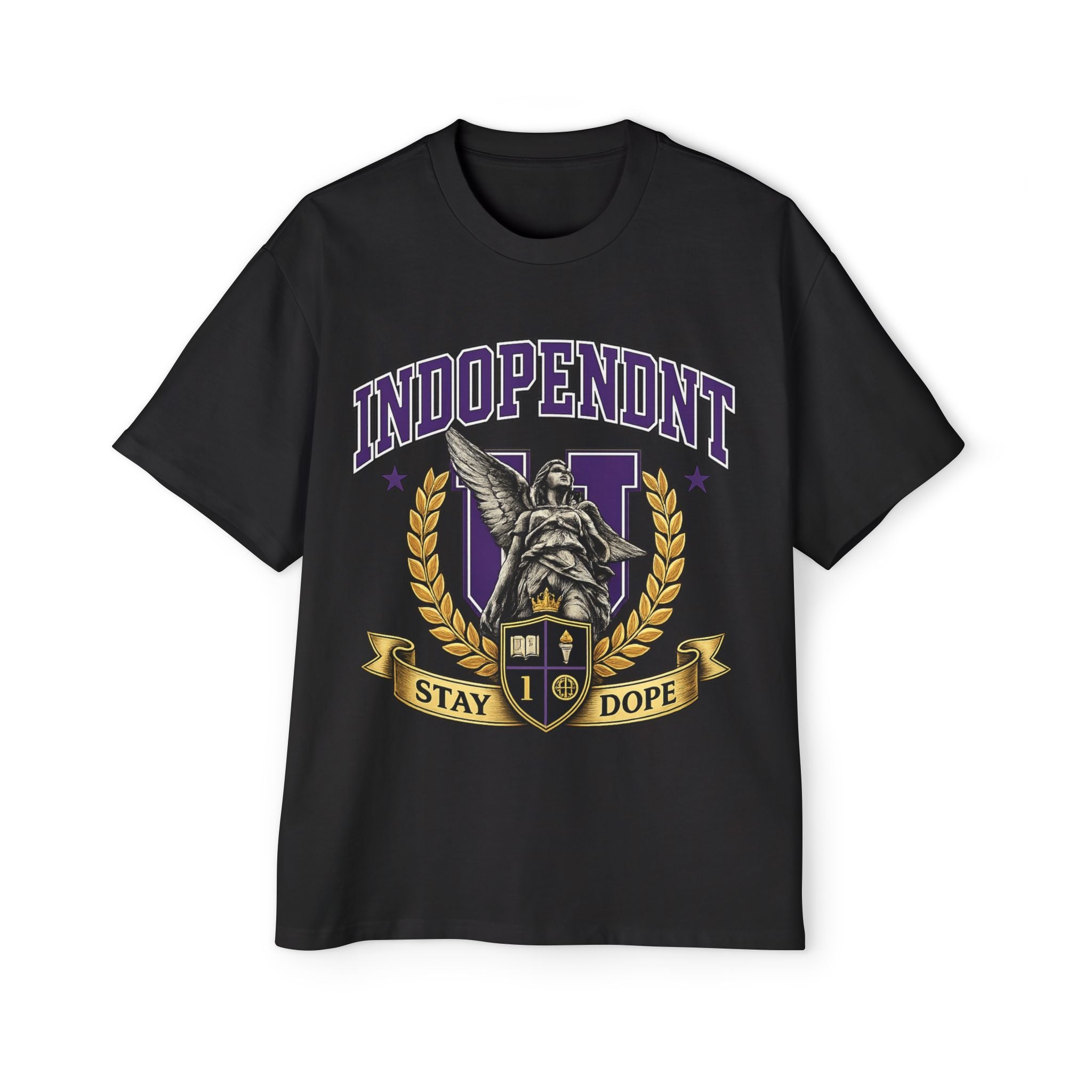 Indopendent Crest T-Shirt — 'Stay Dope' Graphic Tee