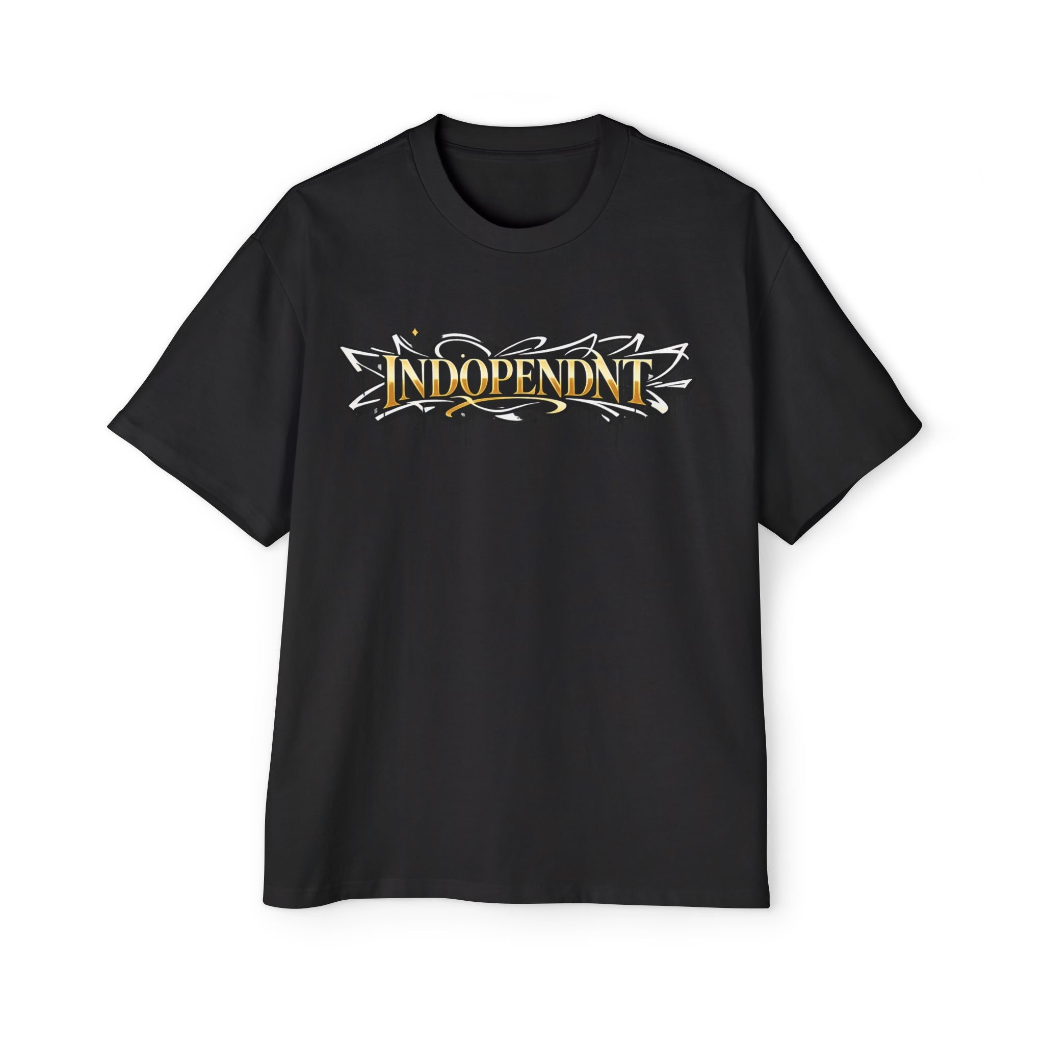 Independent Graphic Tee — Retro Gold Tribal Logo Men's Shirt