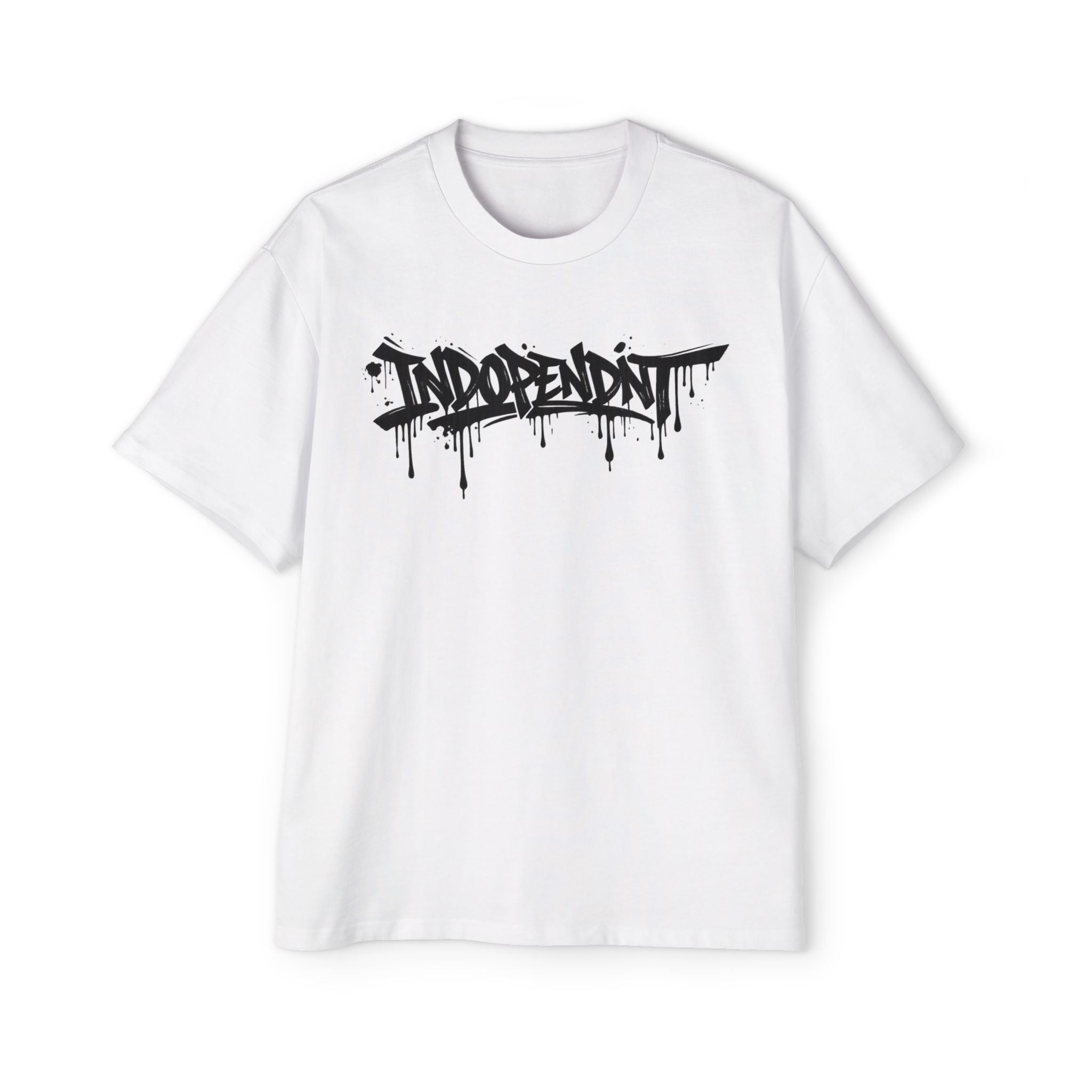 Independent Graffiti Tee — Oversized Men's Streetwear Shirt
