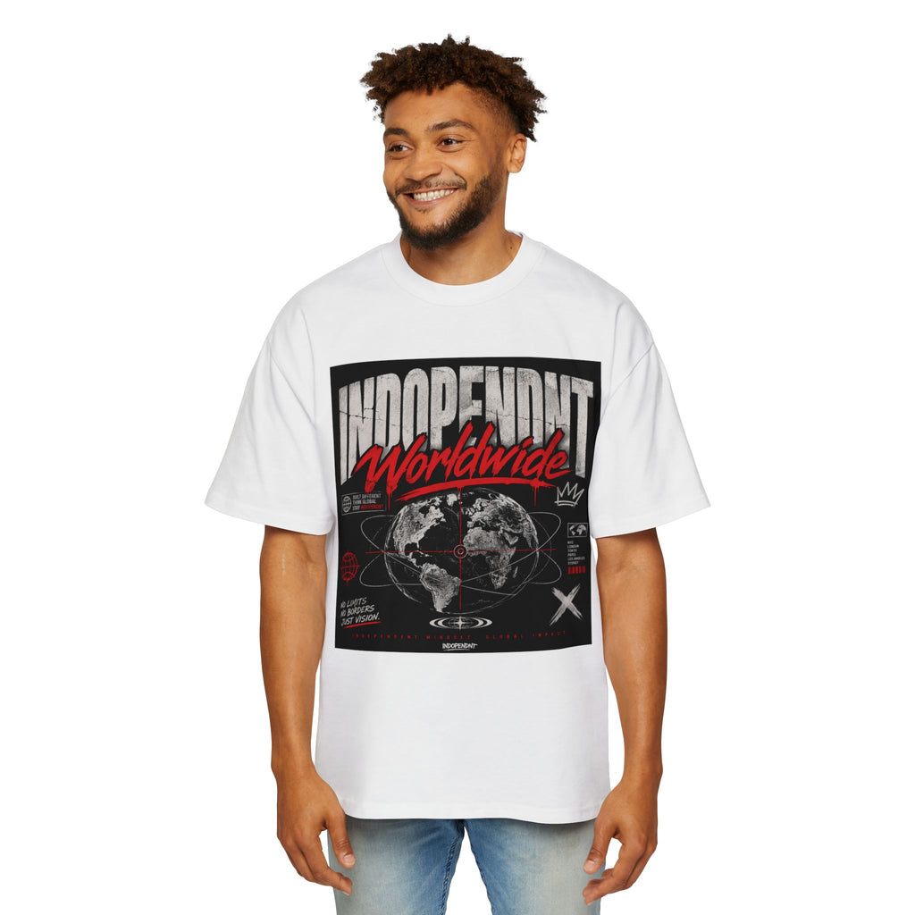 Graphic Tee — "Independent Worldwide" Oversized Men’s T-Shirt