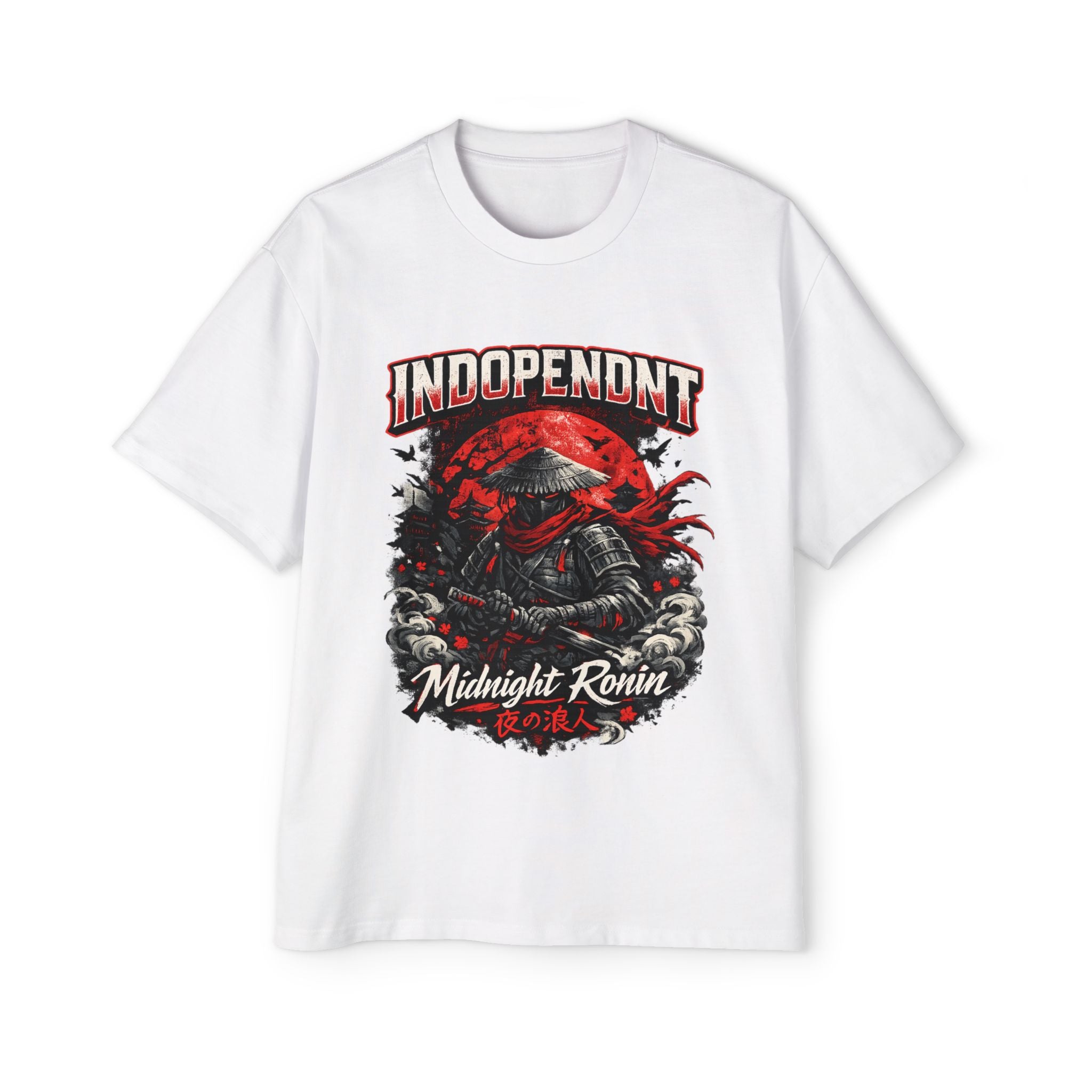 Independent Midnight Ronin Graphic Tee — Samurai Skull Streetwear
