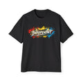Independent Comic-Style Graphic Tee — Bold Color Splash Logo