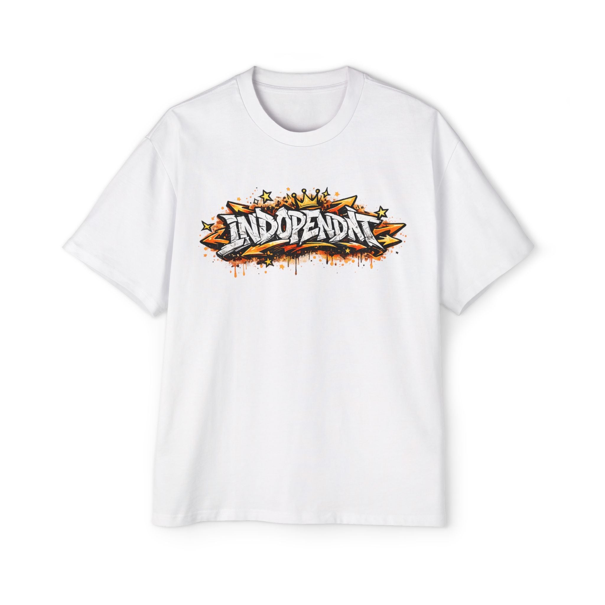 Independat Graffiti Logo Tee — Men's Oversized Streetwear Shirt