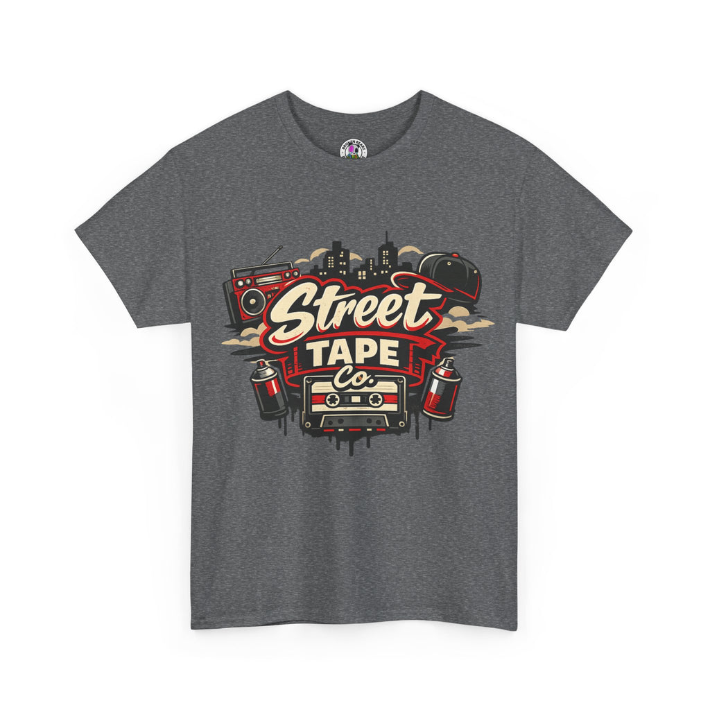 Street Tape Co. Graphic Tee – Retro Boombox Cassette Hip Hop T-Shirt